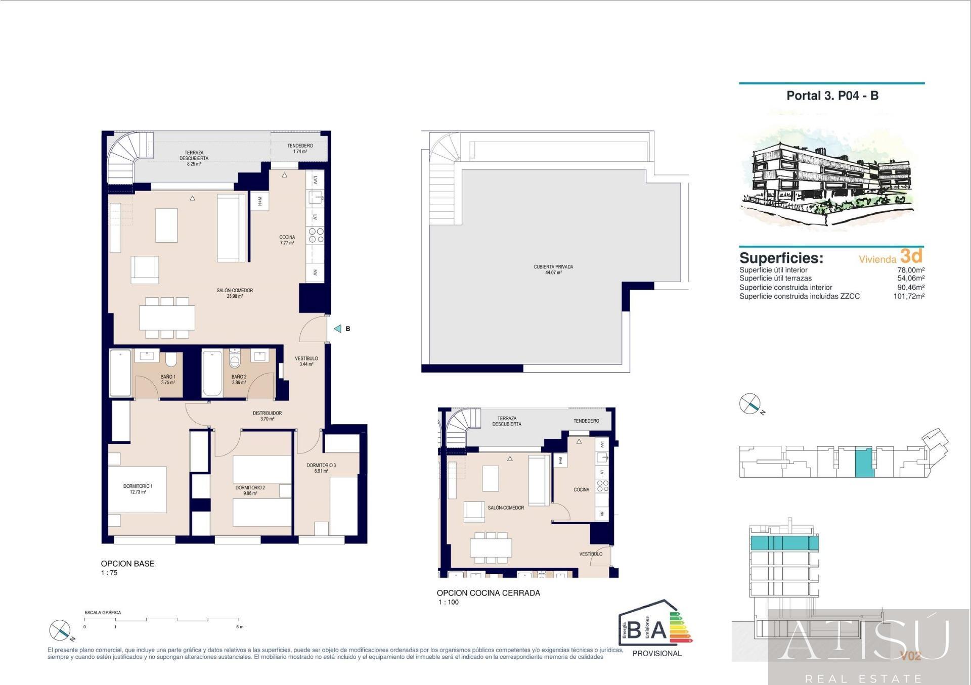For sale of penthouse in Alicante