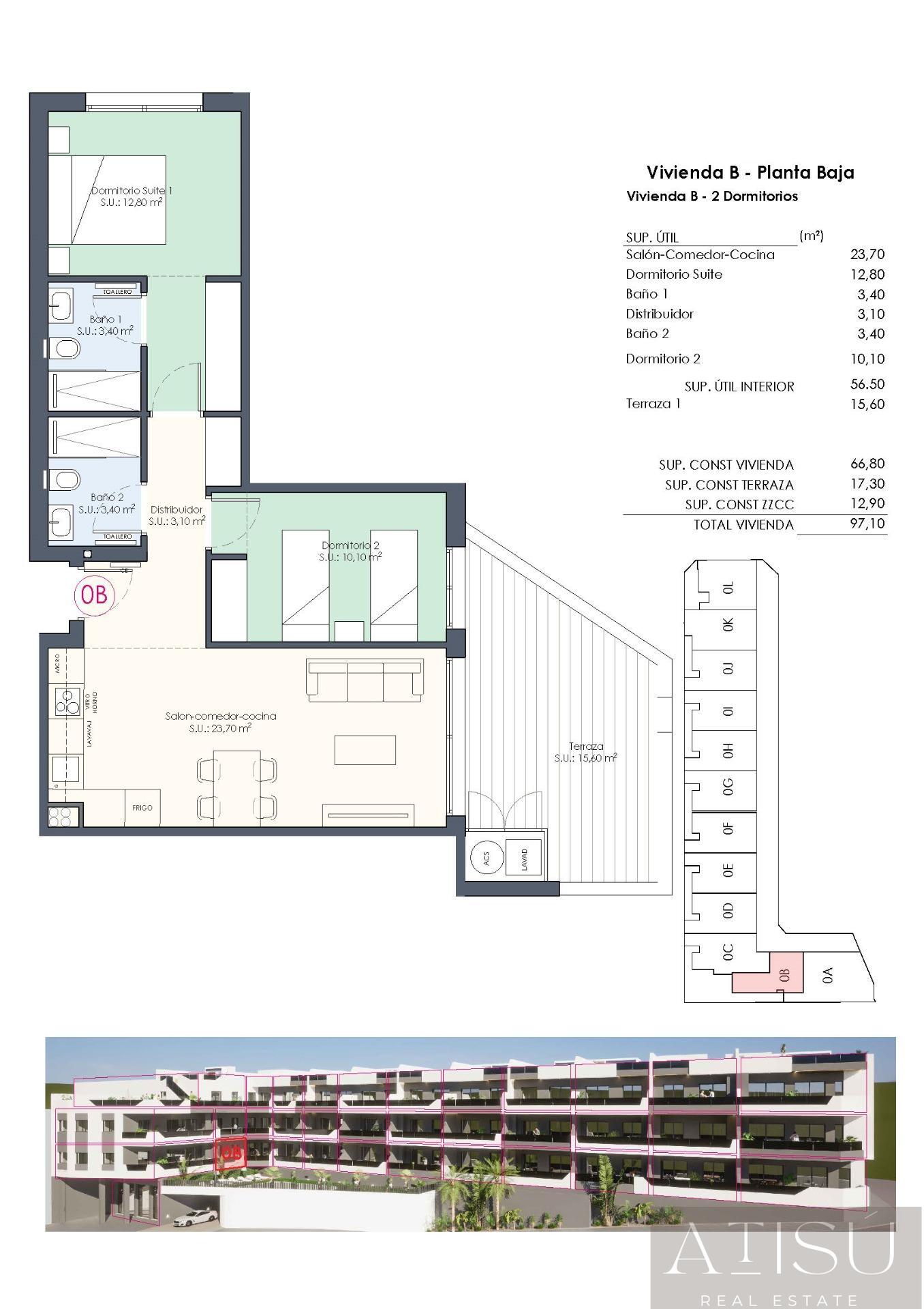 Venta de apartamento en Benijofar