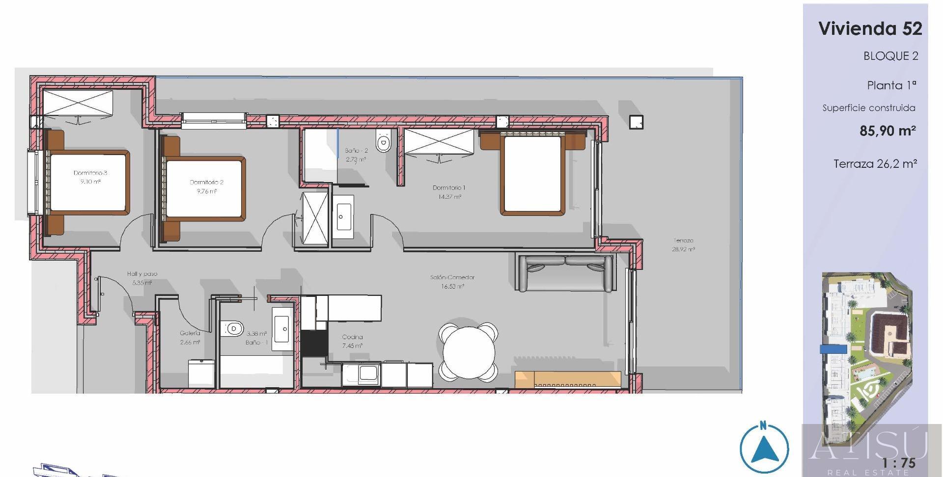 Venta de apartamento en Guardamar del segura