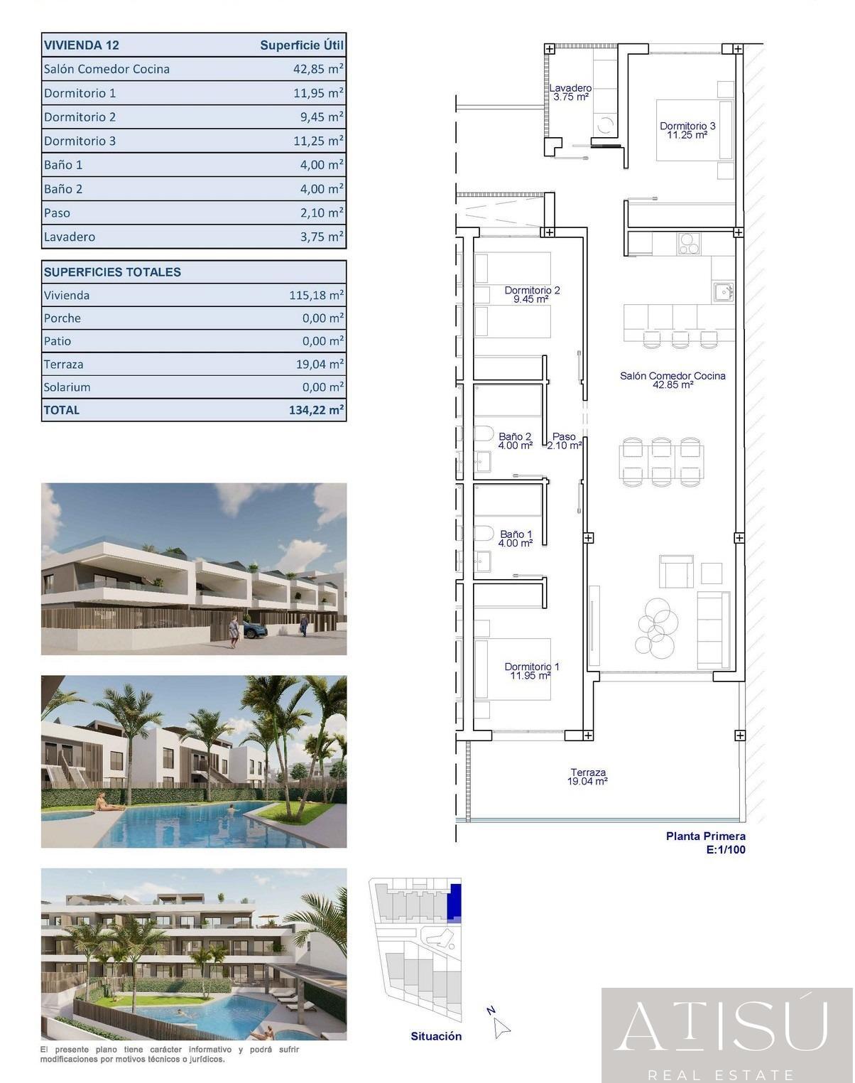 Venta de apartamento en Pilar de la horadada