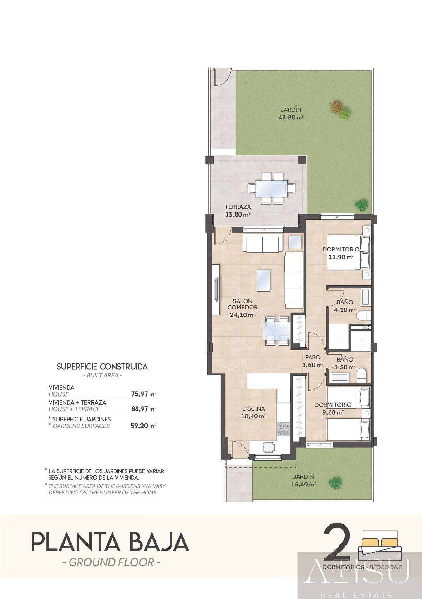 Venta de bungalow en San miguel de salinas