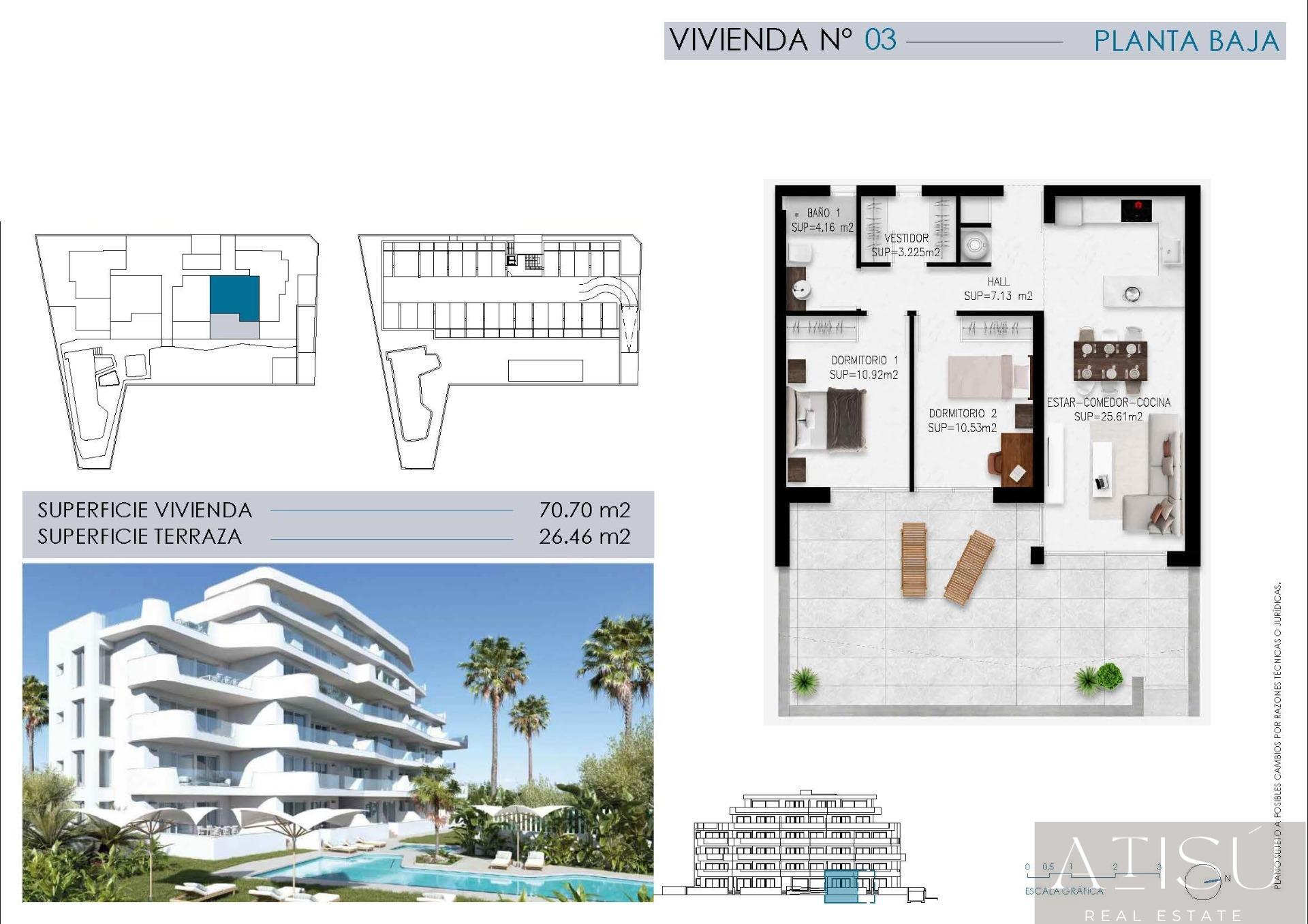 Venta de apartamento en Pilar de la horadada