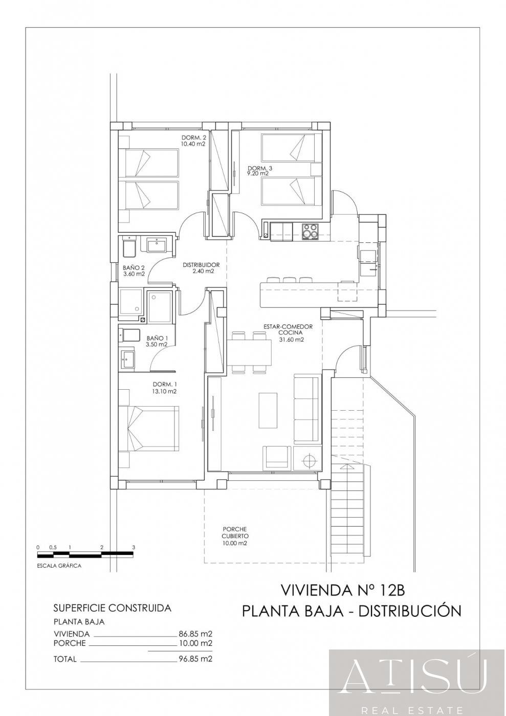 For sale of bungalow in San miguel de salinas