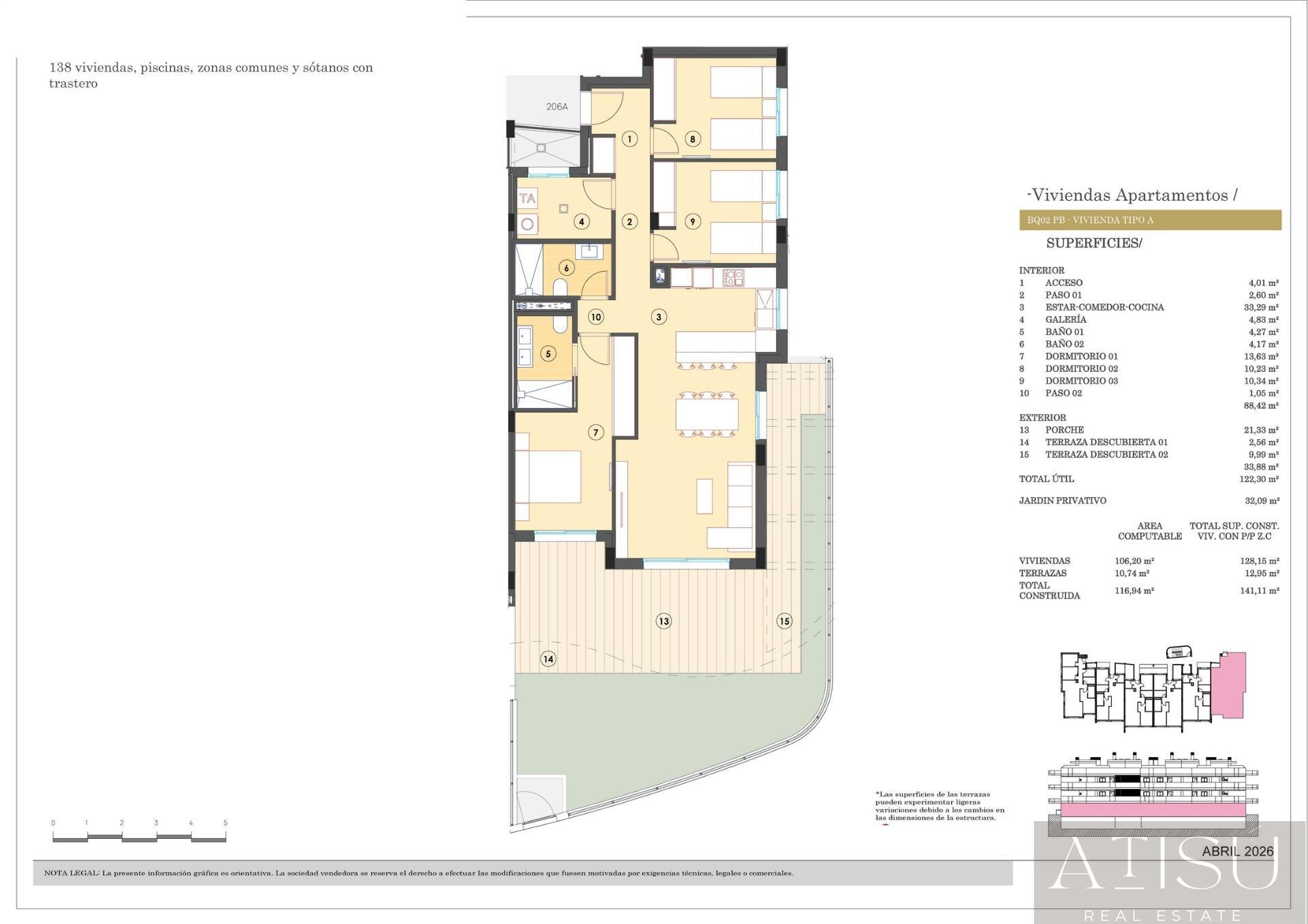 Venta de apartamento en Finestrat