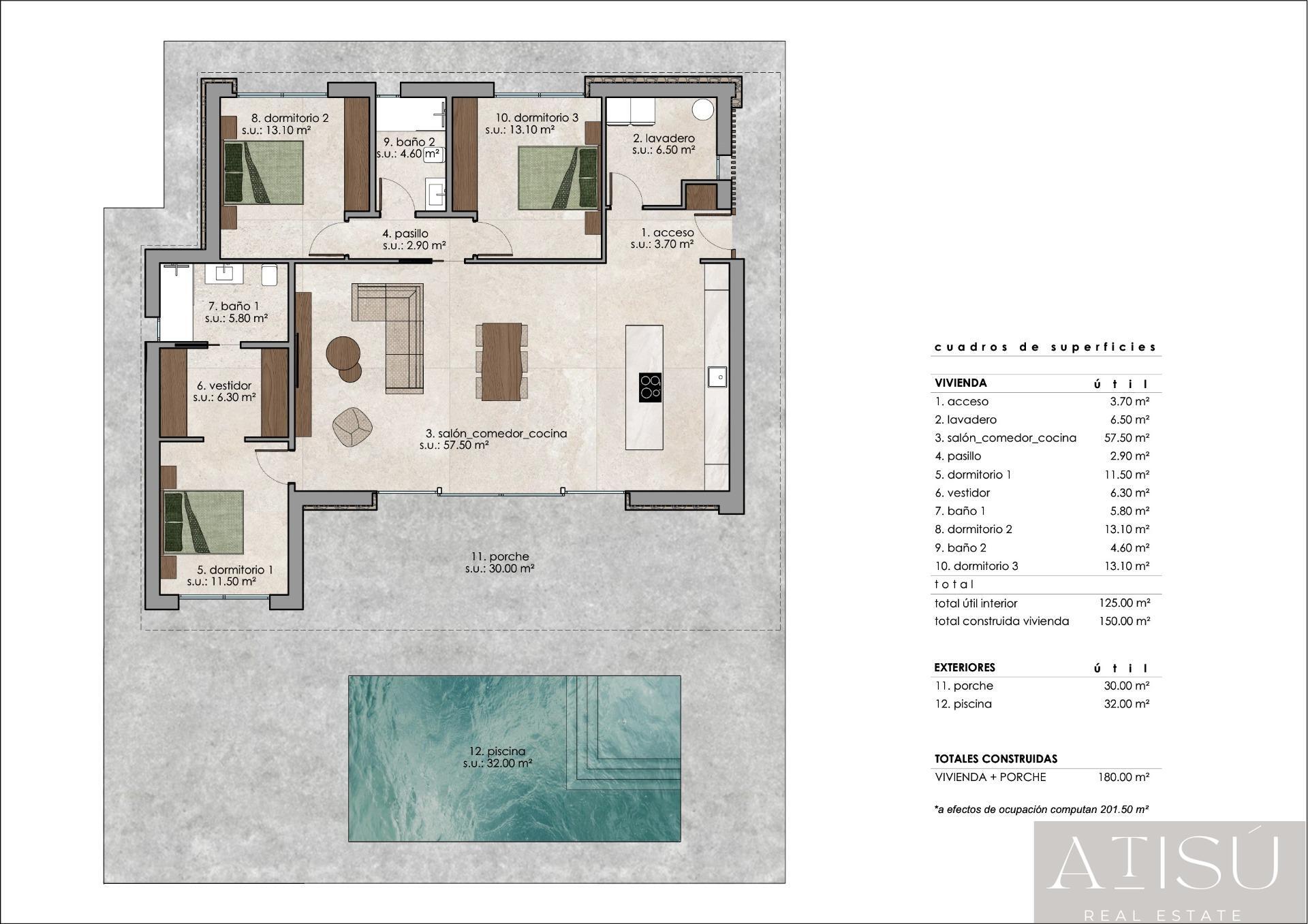 Venta de villa en Pinoso