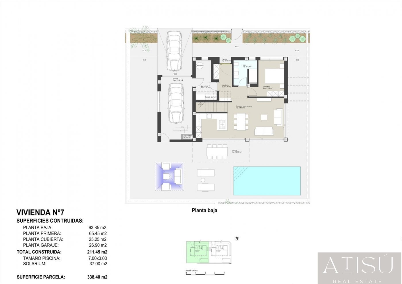Venta de villa en Pilar de la horadada