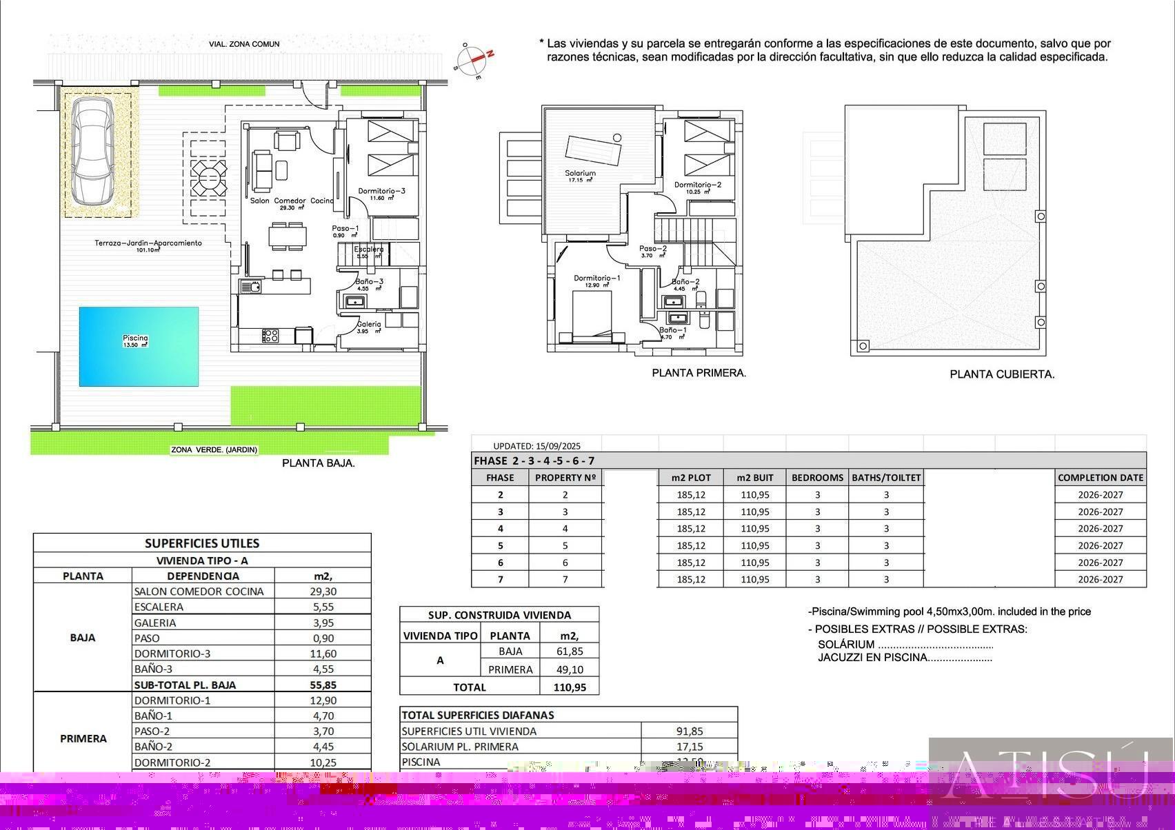 Venta de villa en Los Montesinos