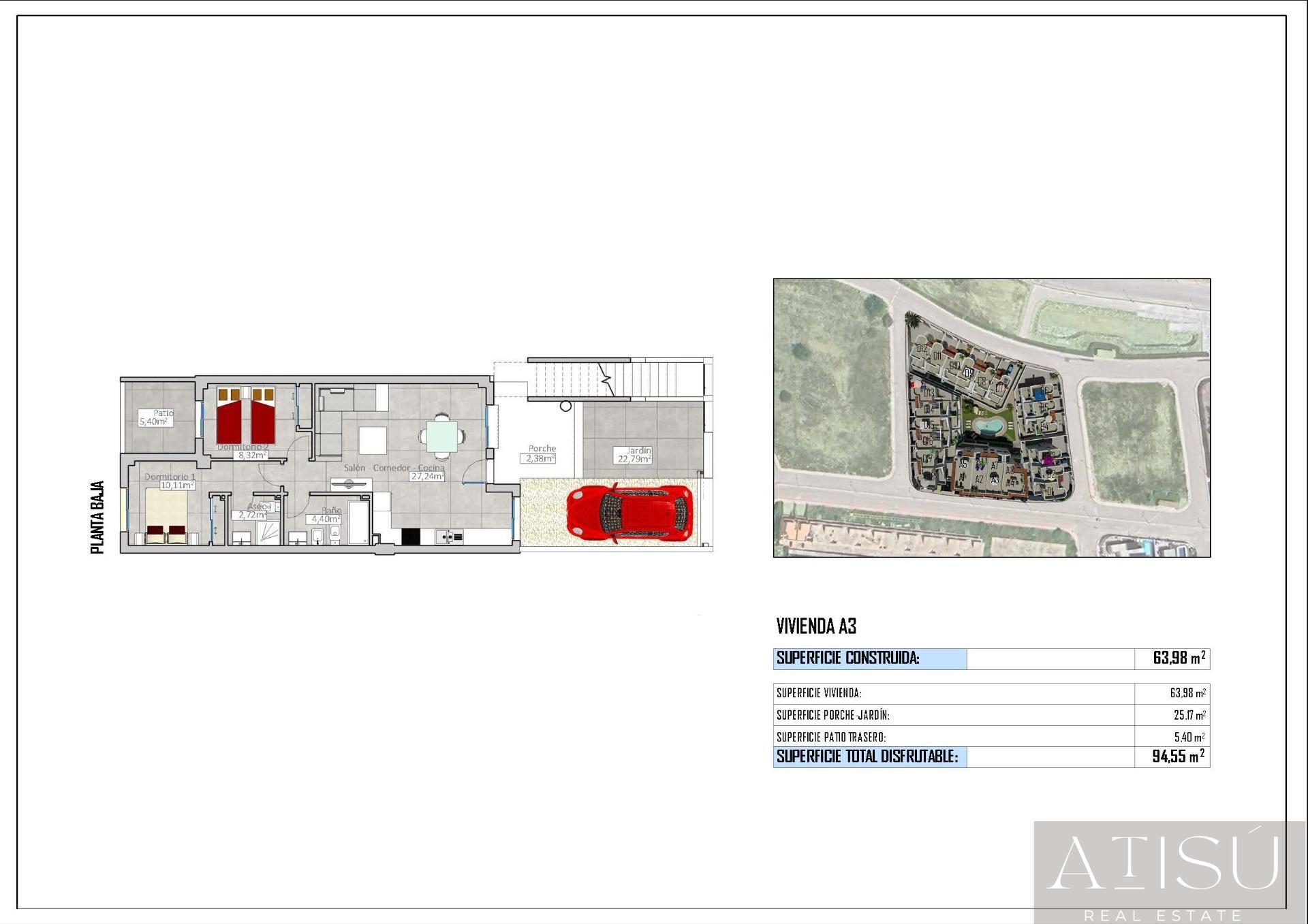Venta de bungalow en Cox