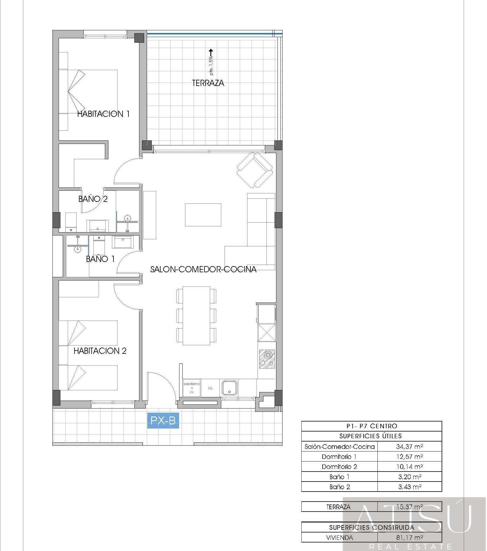 Venta de apartamento en Villajoyosa
