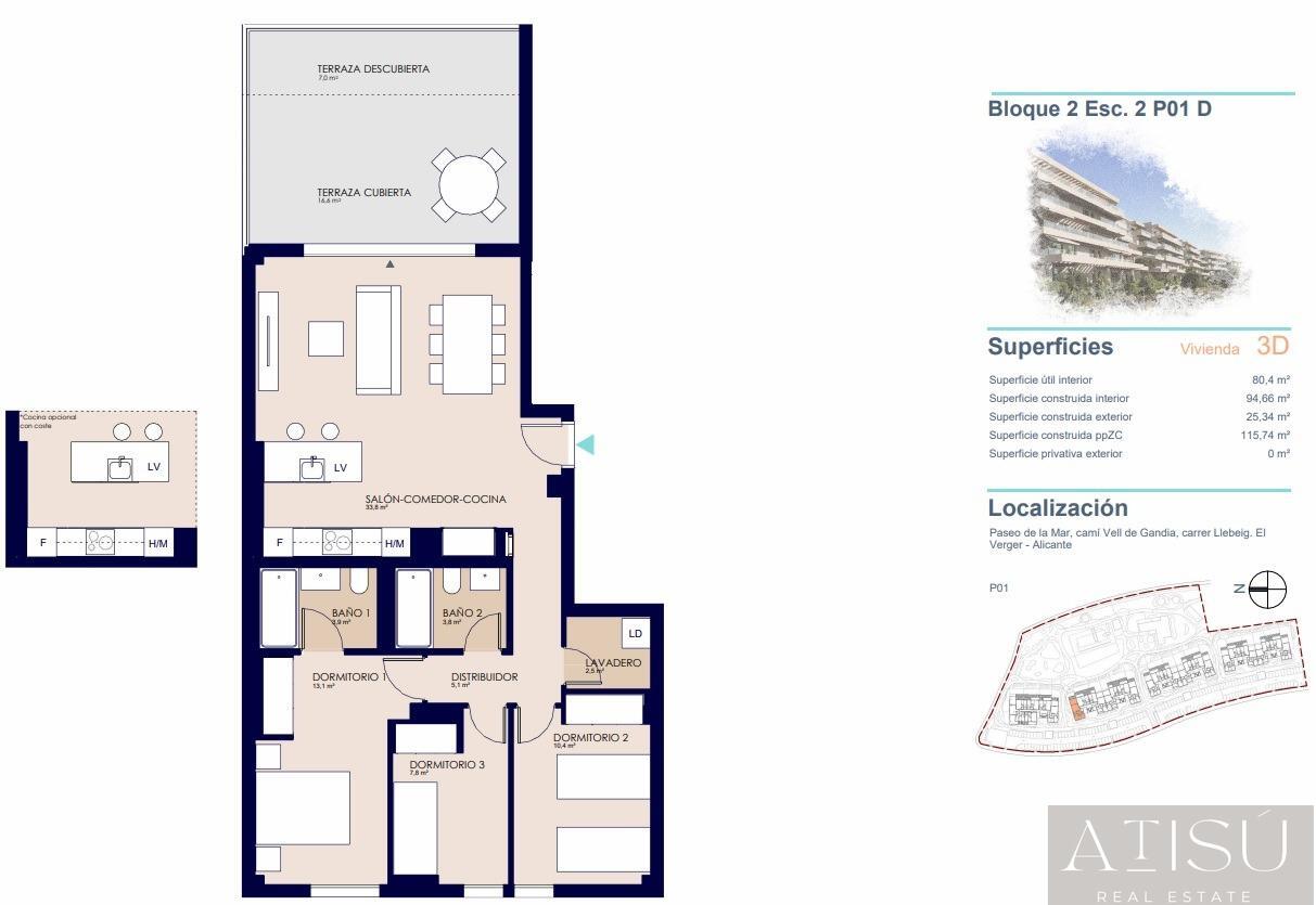 Venta de apartamento en Denia