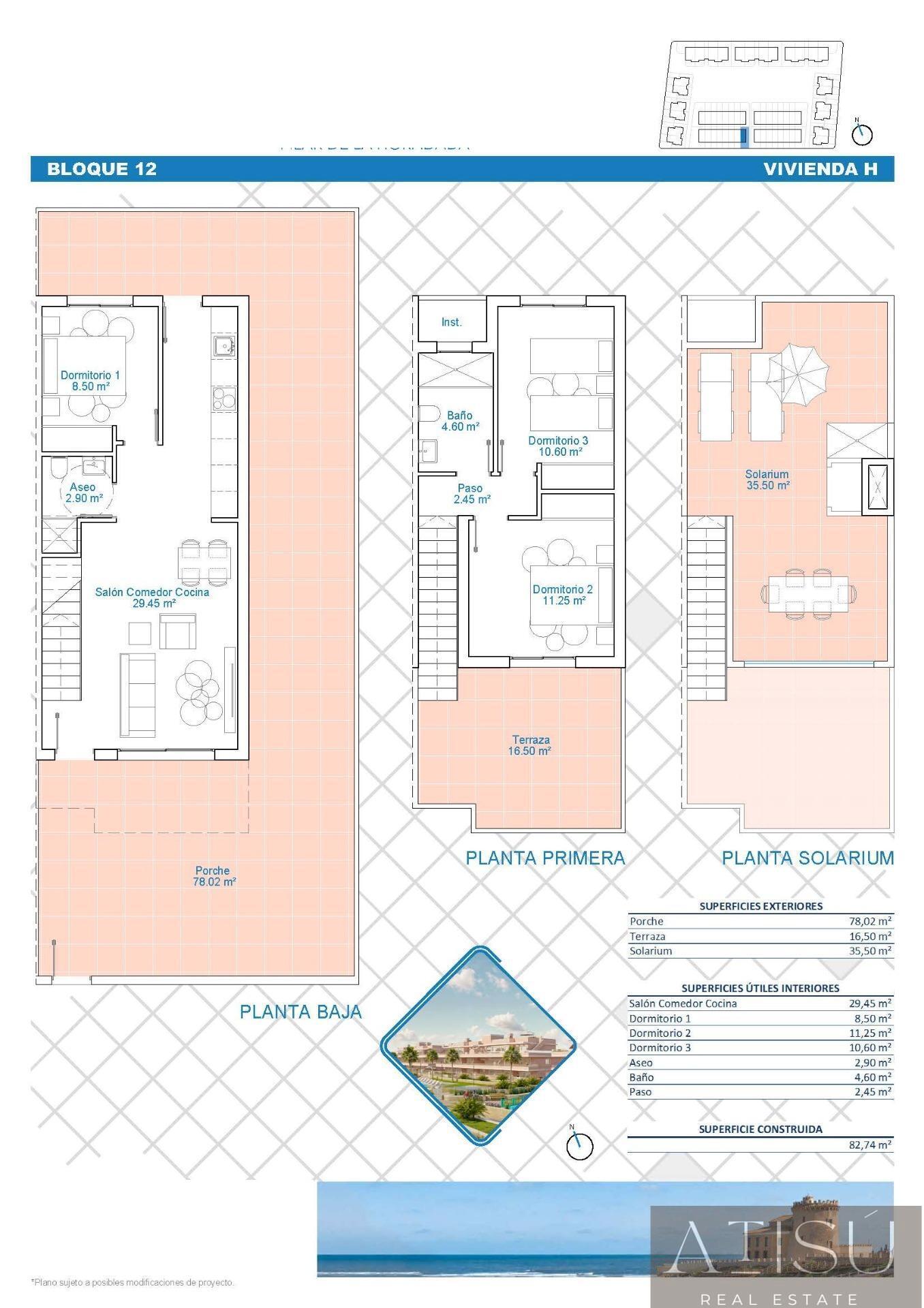Venta de villa en Pilar de La Horadada