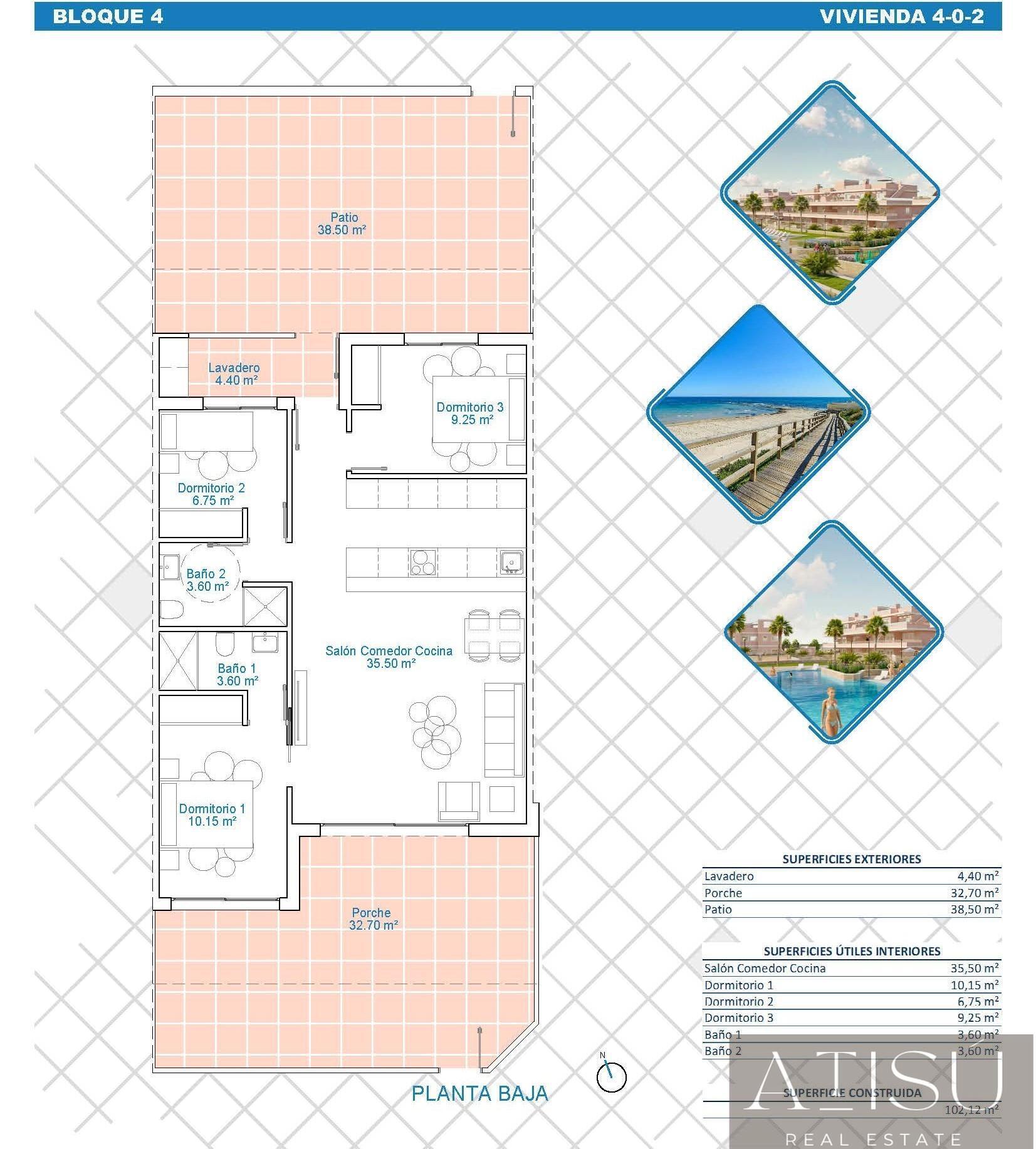 Venta de apartamento en Pilar de la horadada