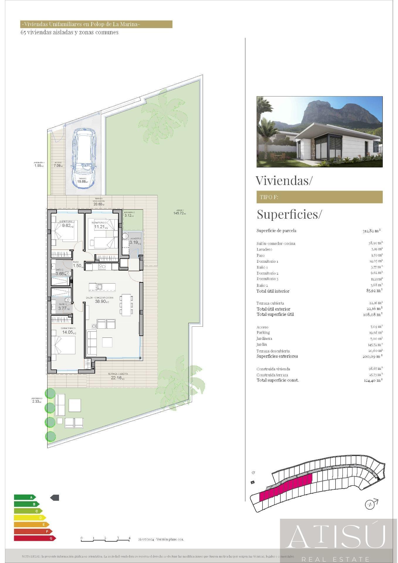 Venta de villa en Polop