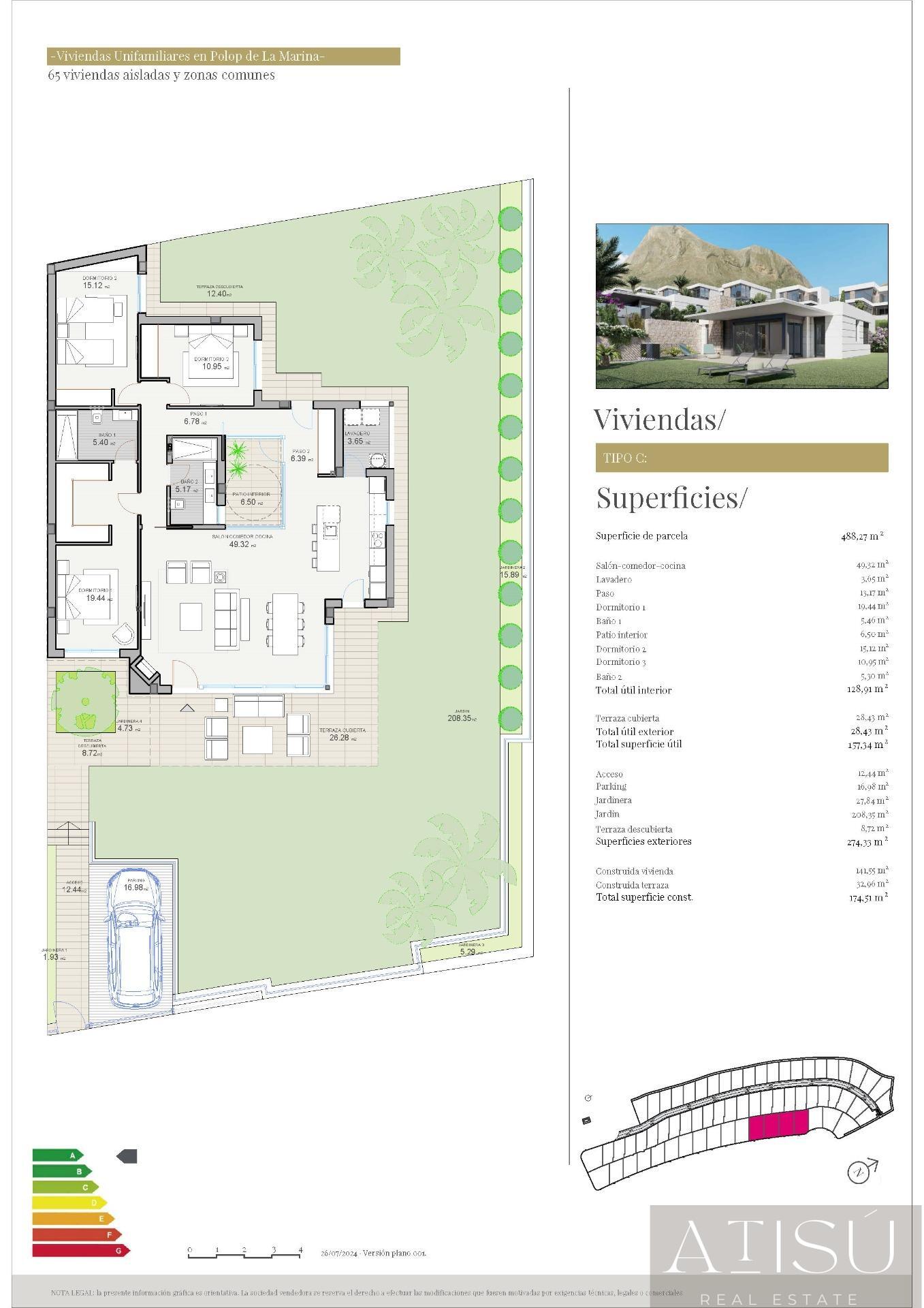 Venta de villa en Polop