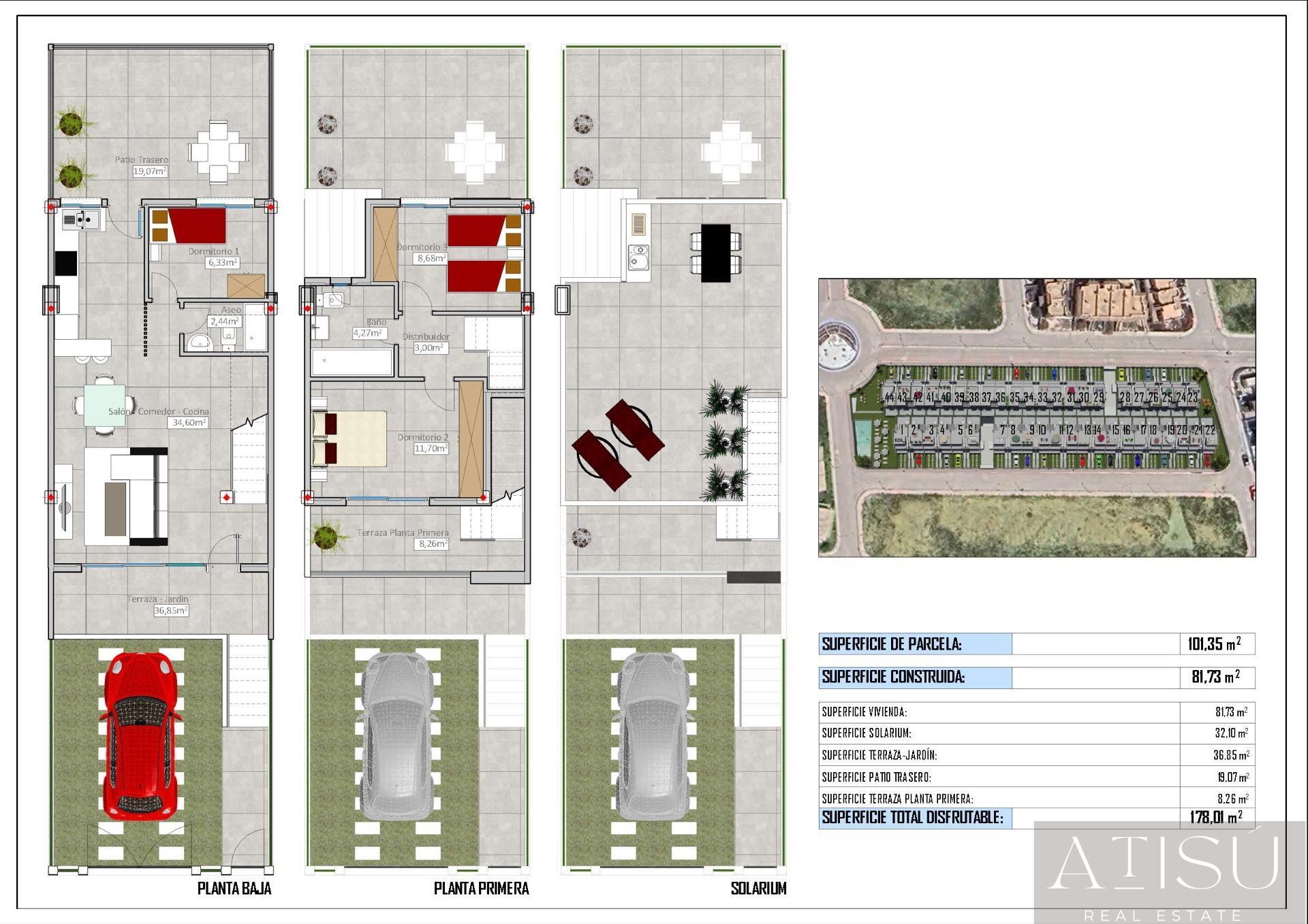 Venta de villa en Cox