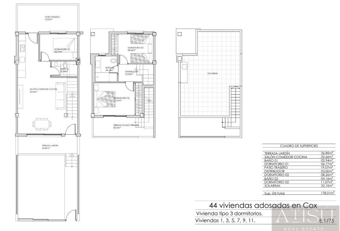 Venta de villa en Cox