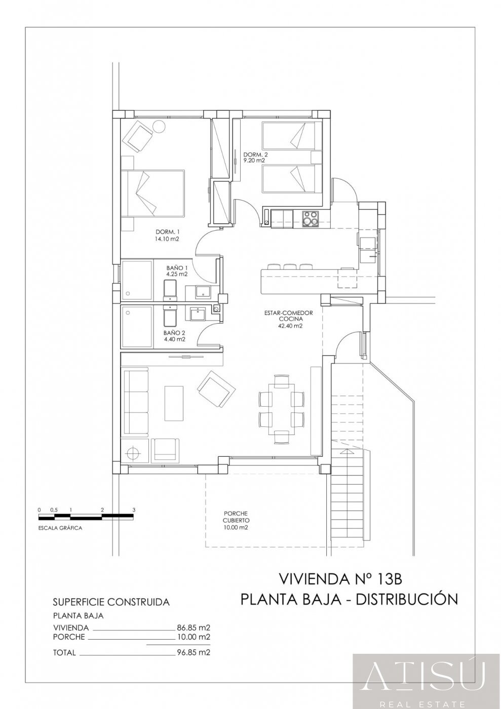 Venta de bungalow en San miguel de salinas