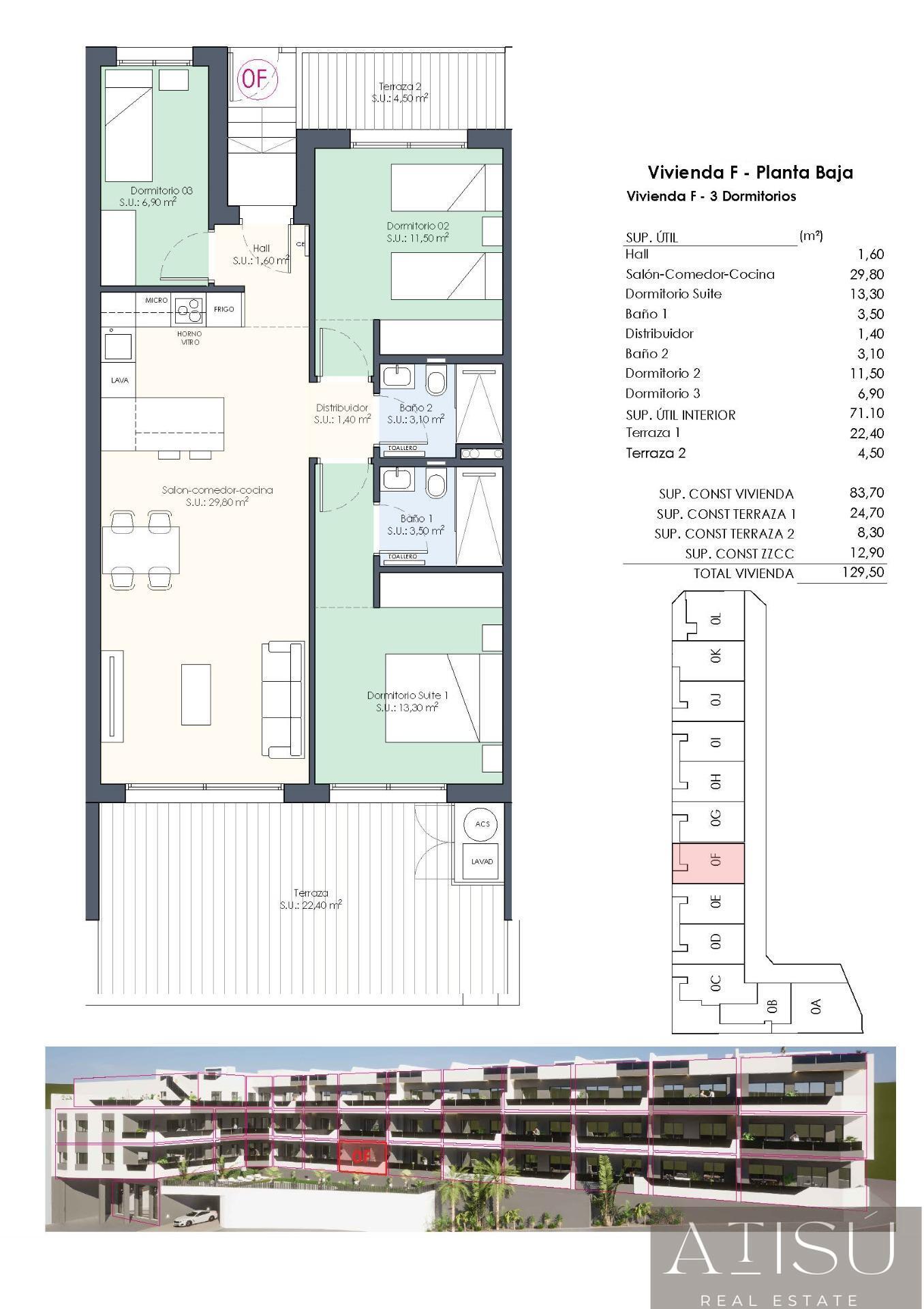 Venta de apartamento en Benijofar