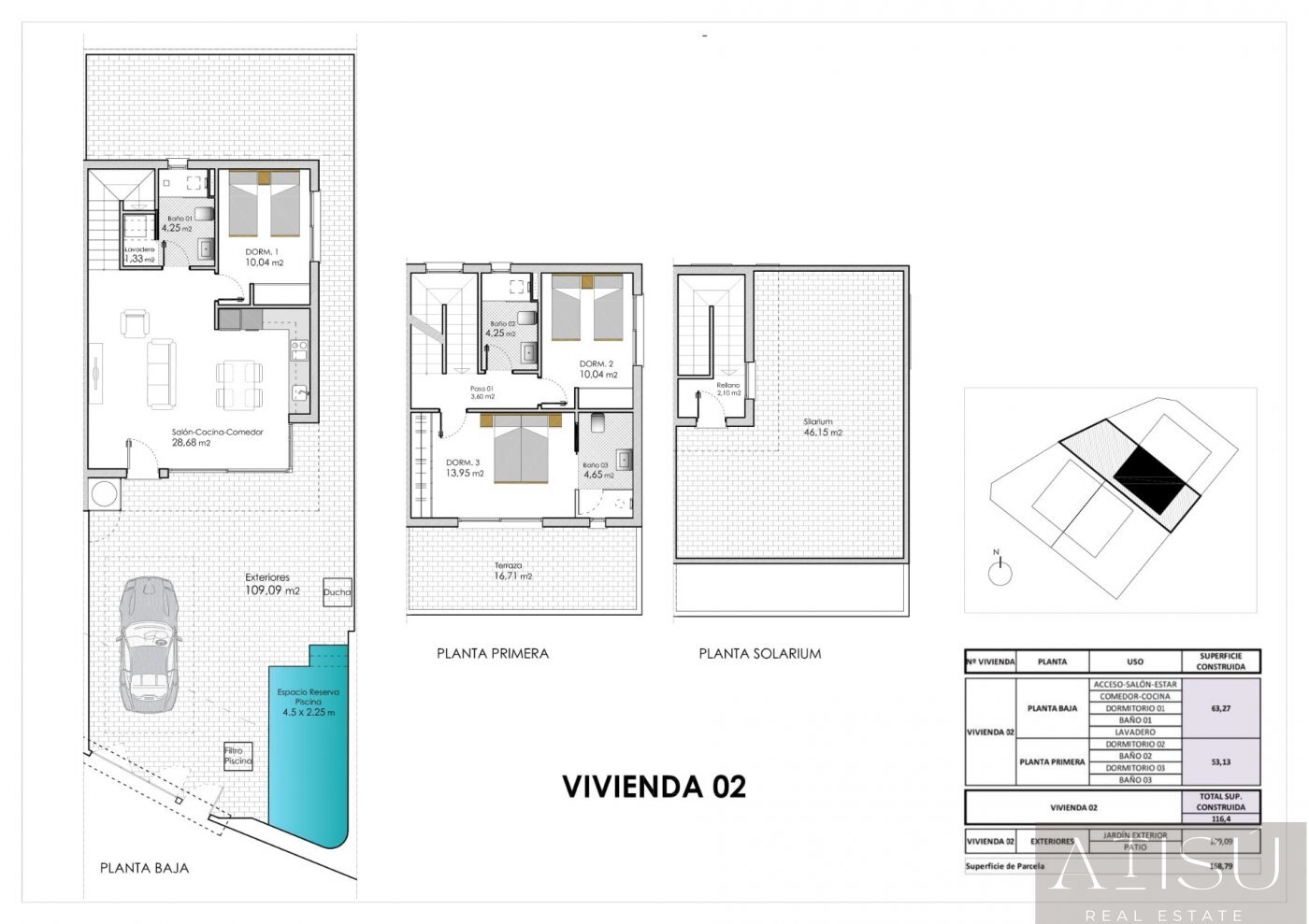 Venta de villa en Pilar de la horadada