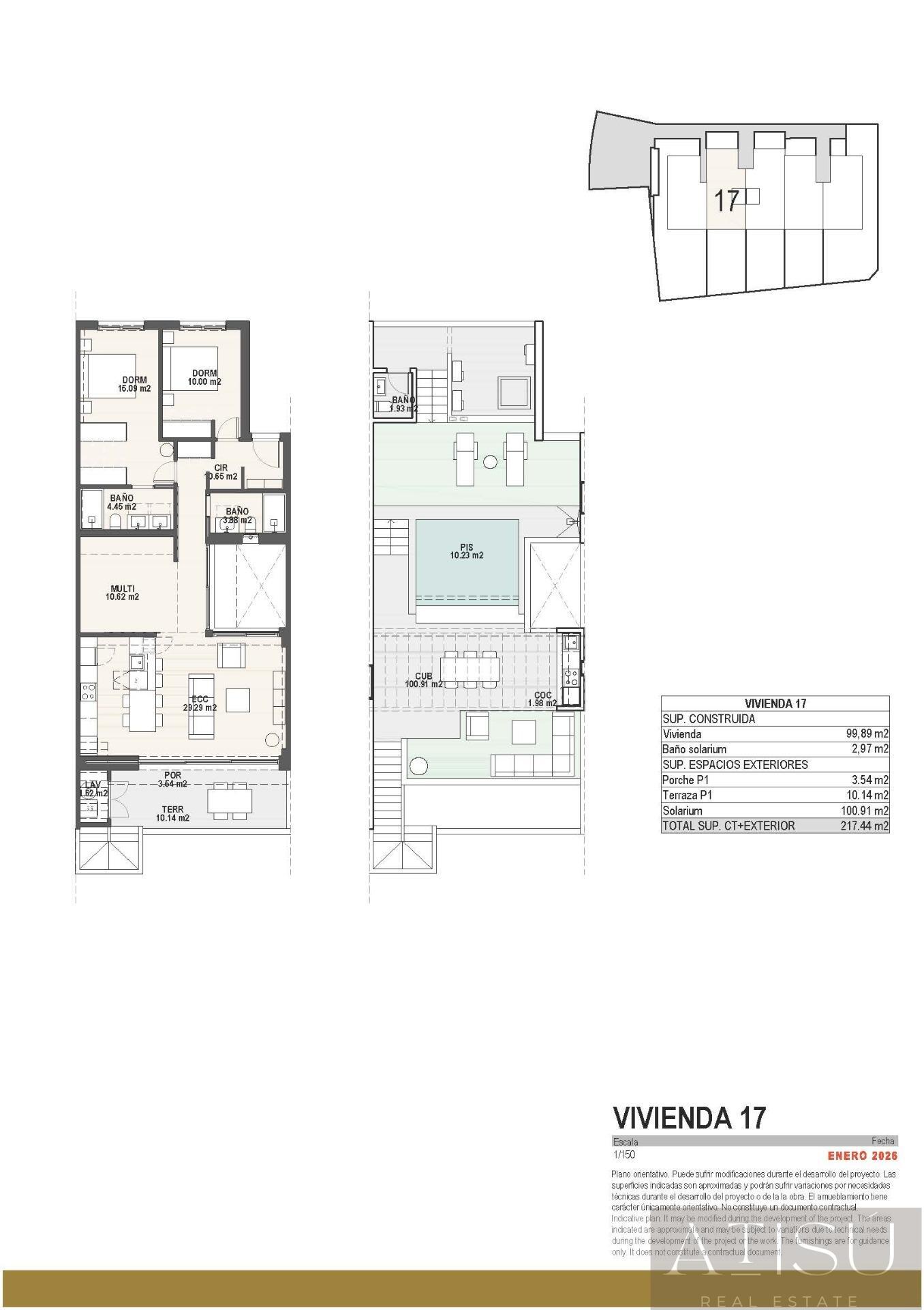 Venta de bungalow en Pilar de La Horadada