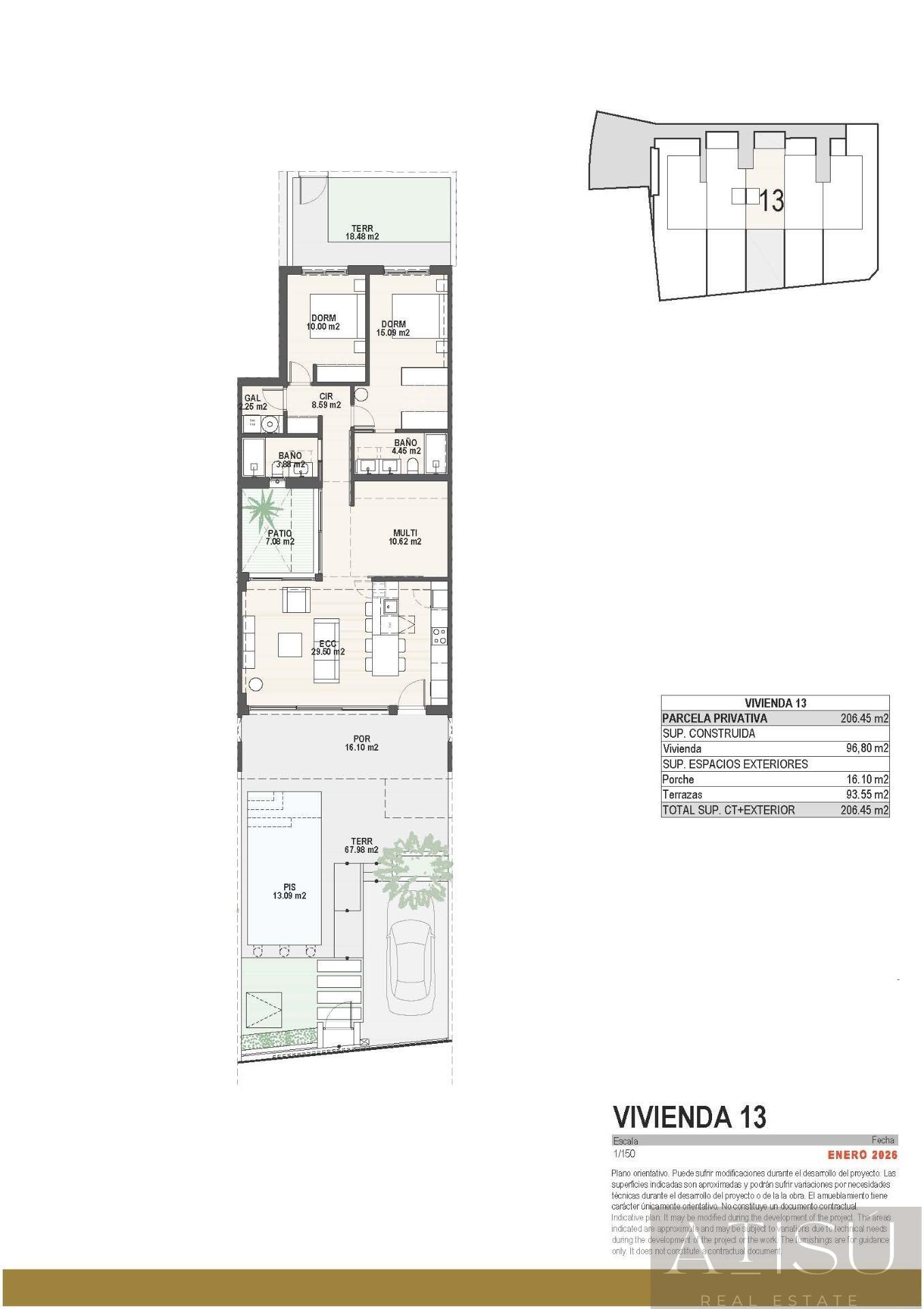 Venta de bungalow en Pilar de La Horadada