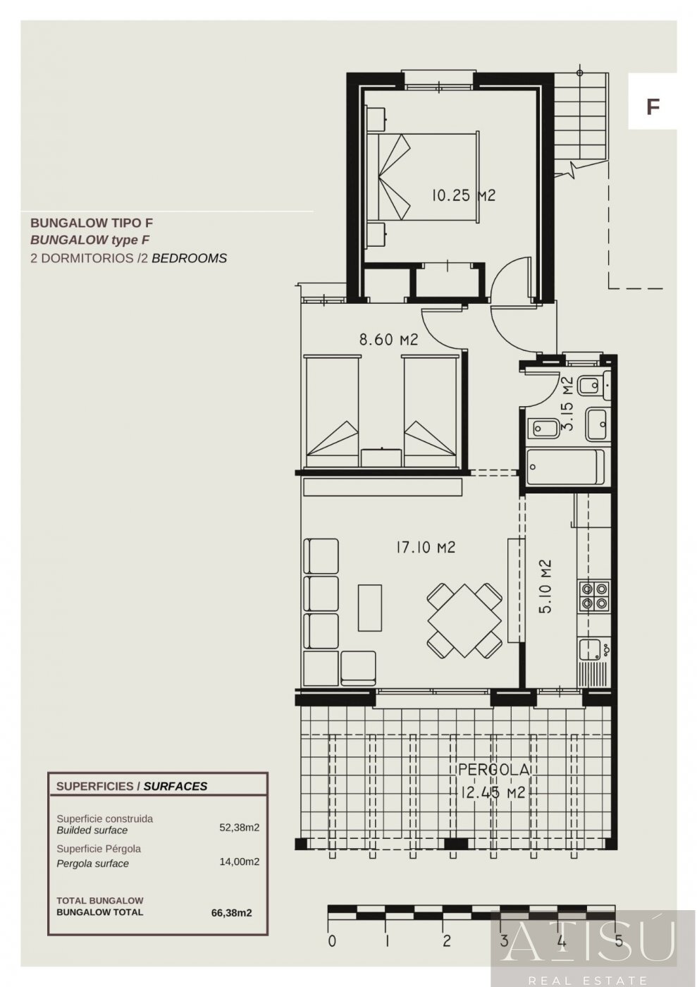 Venta de bungalow en Calpe