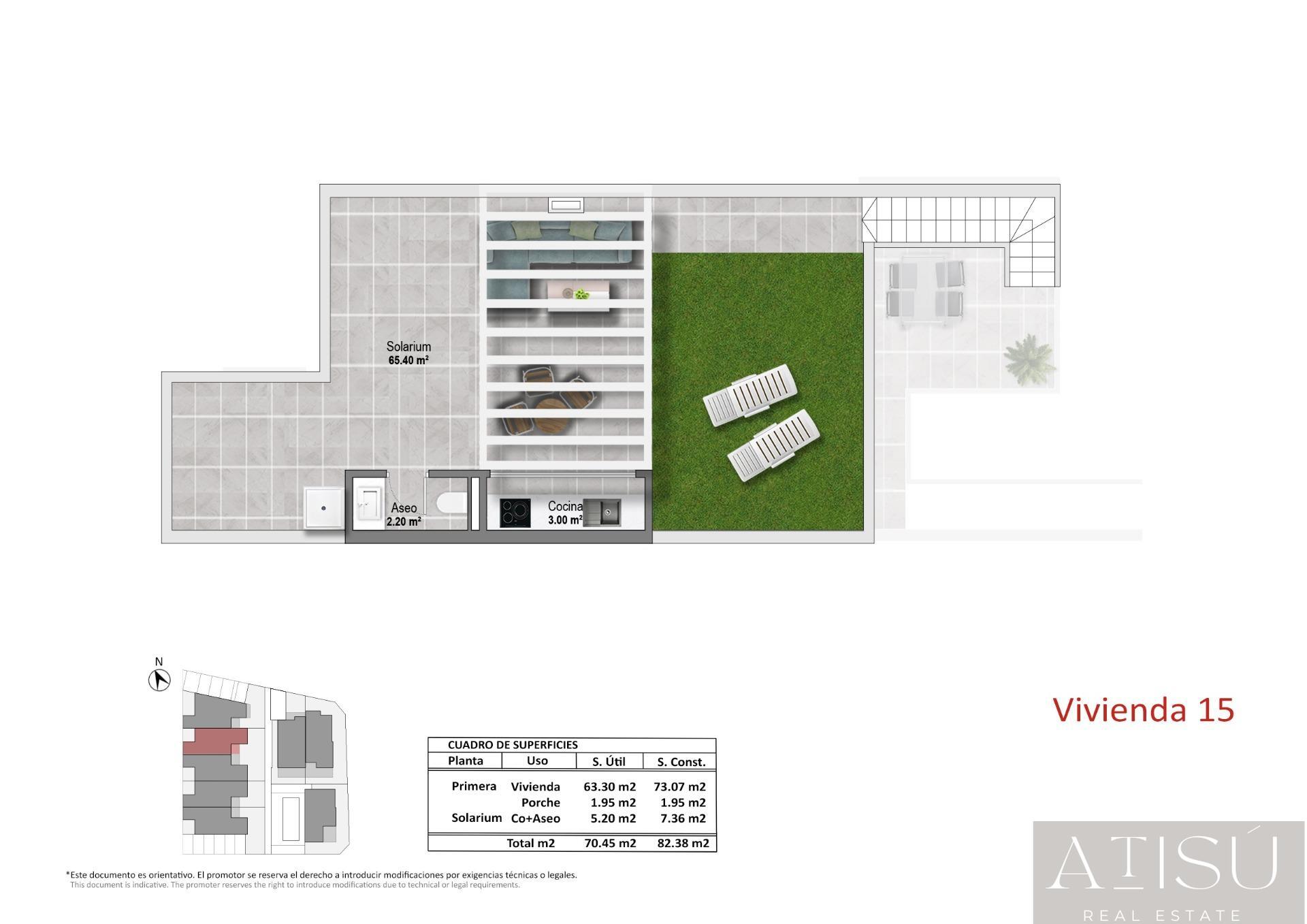 Venta de bungalow en Pilar de La Horadada