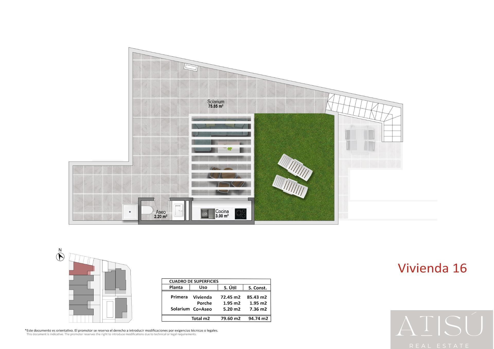 Venta de bungalow en Pilar de La Horadada