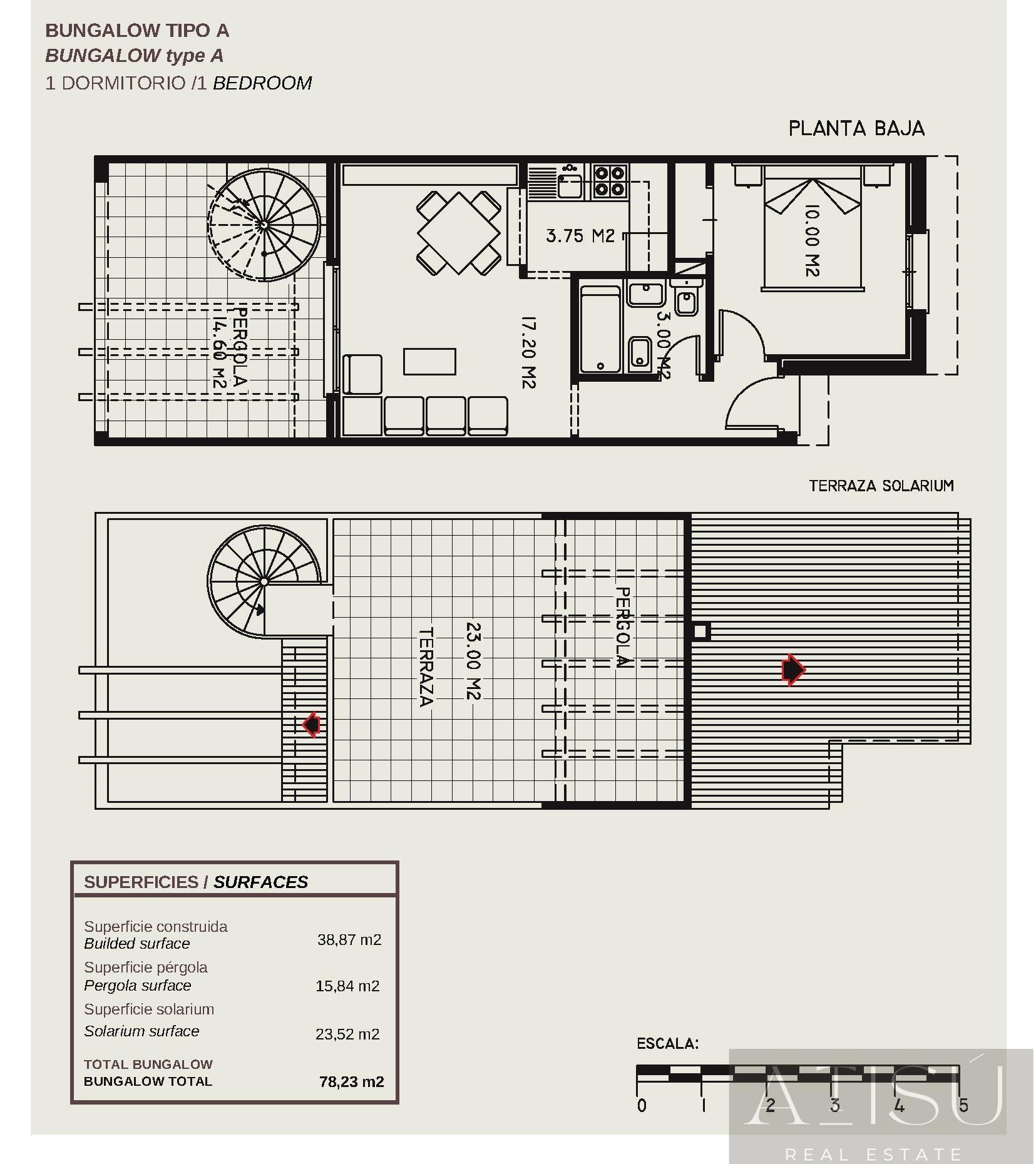 Venta de bungalow en Calpe