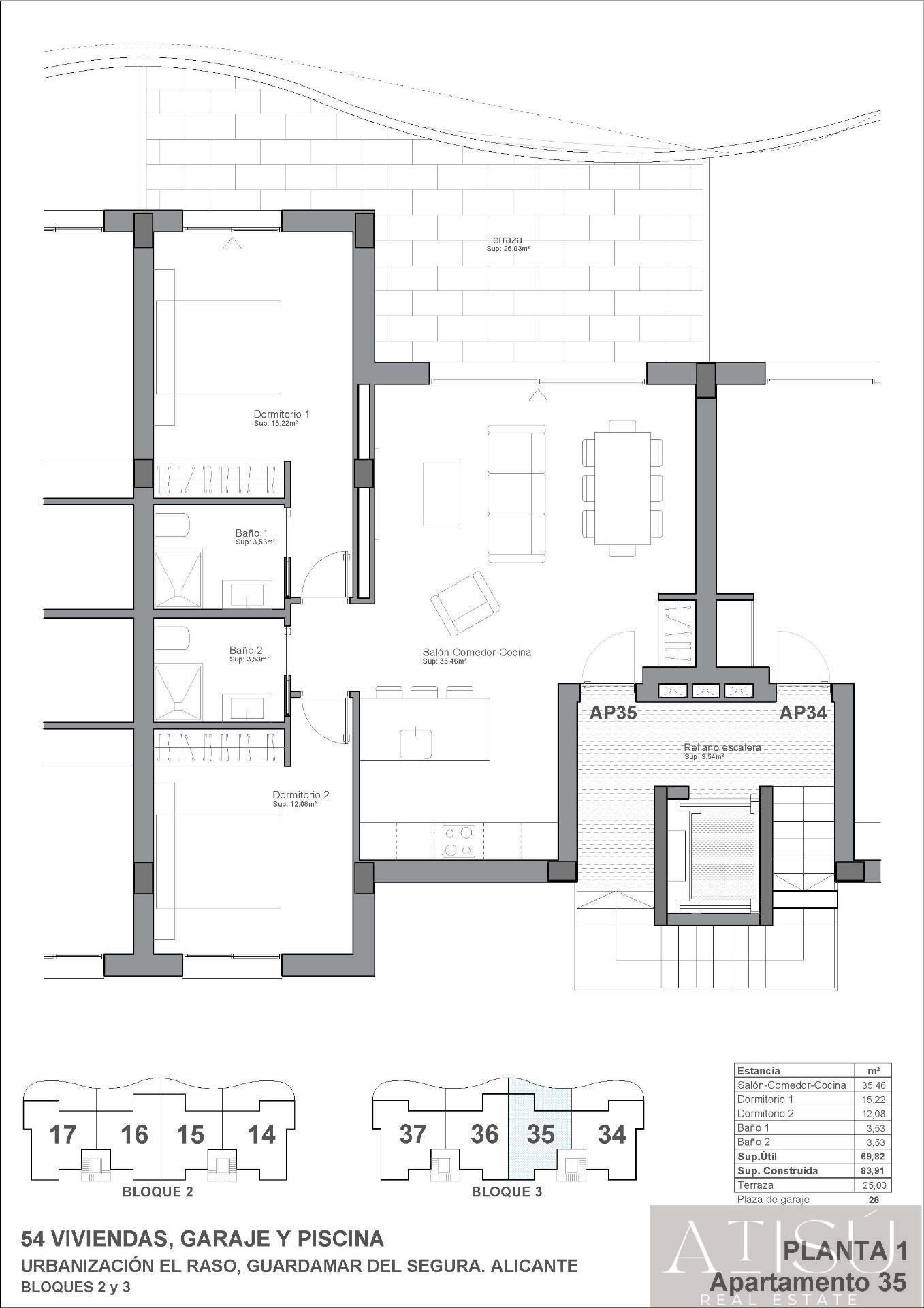 Venta de apartamento en Guardamar del Segura