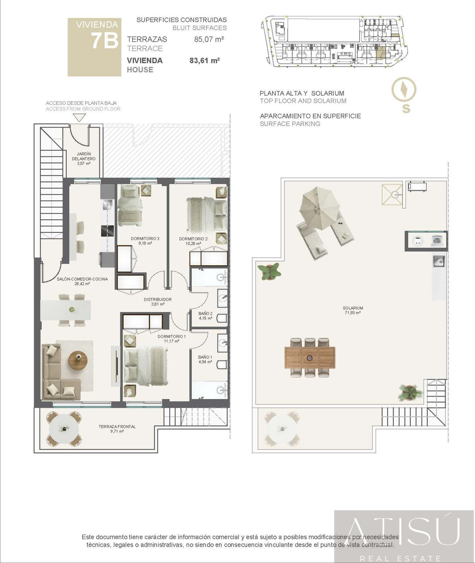 Venta de bungalow en Pilar de La Horadada