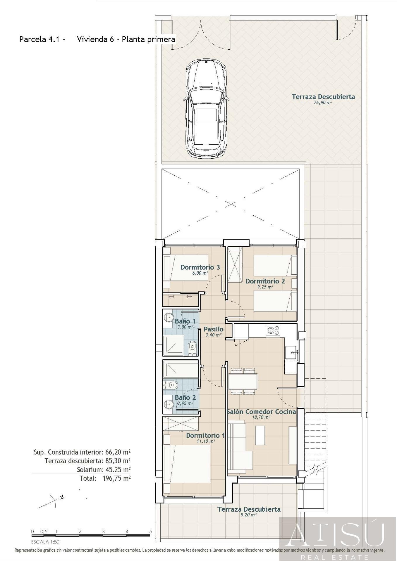 Venta de bungalow en San Miguel de Salinas