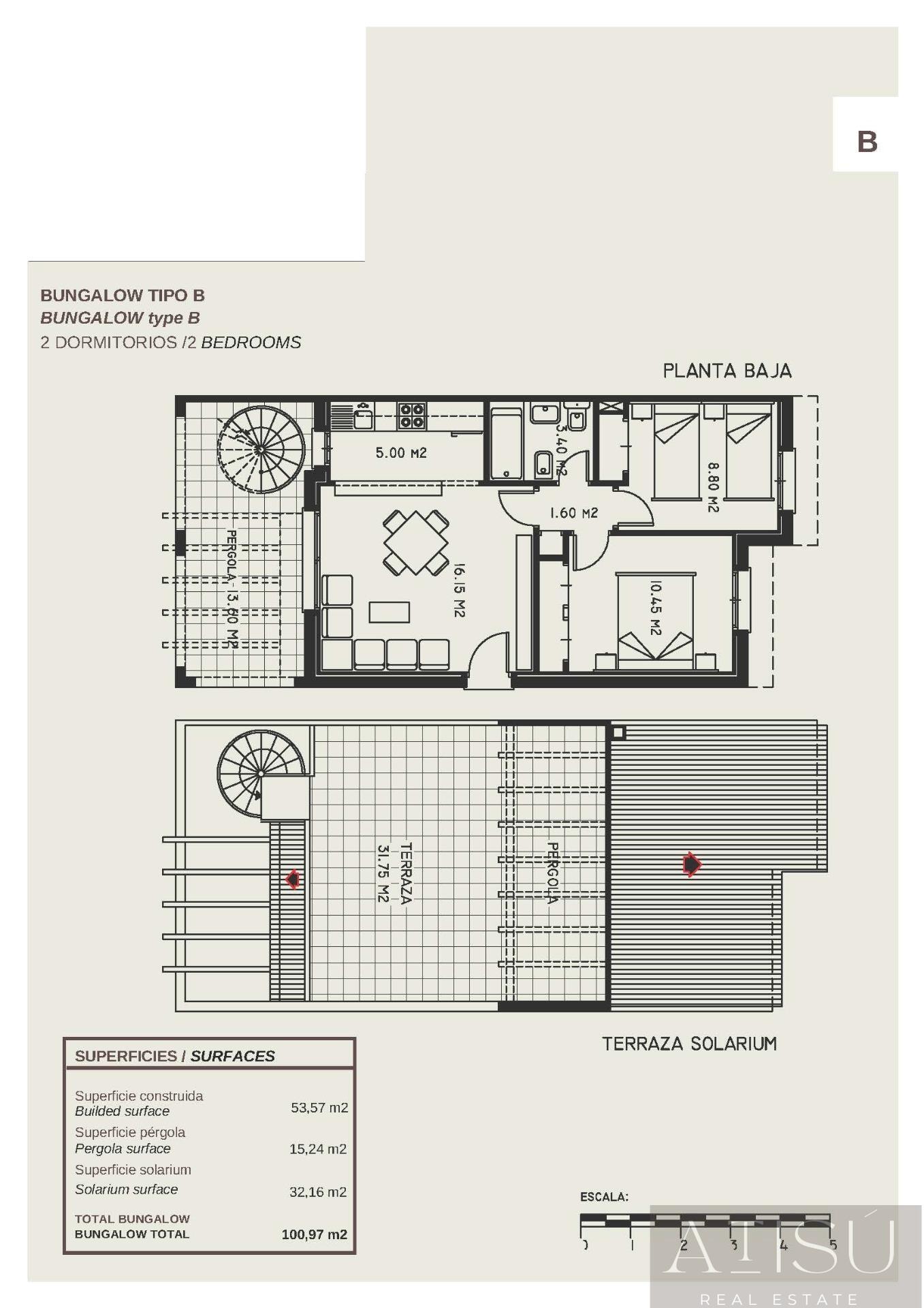 Venta de bungalow en Calpe