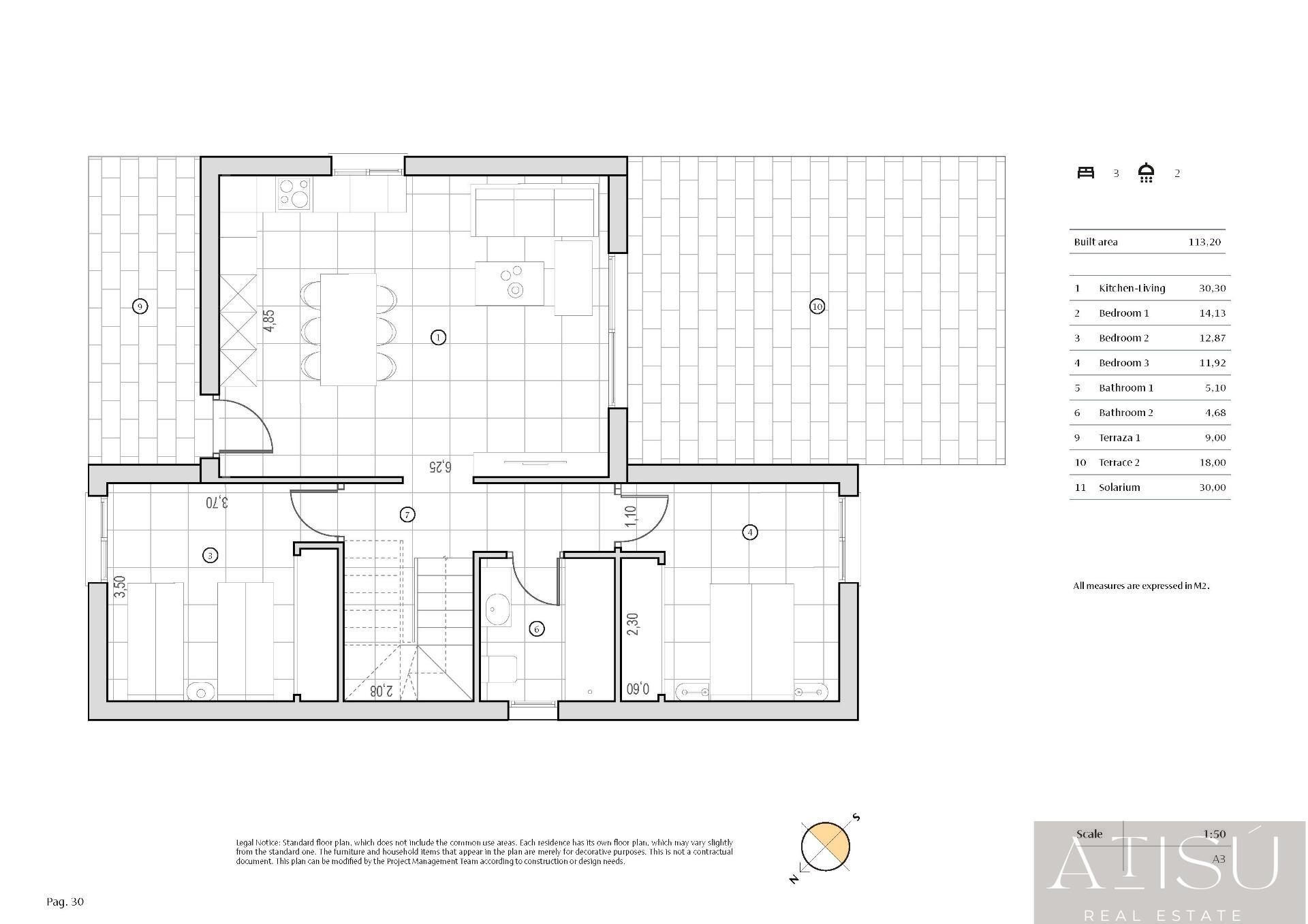 Venta de villa en Algorfa