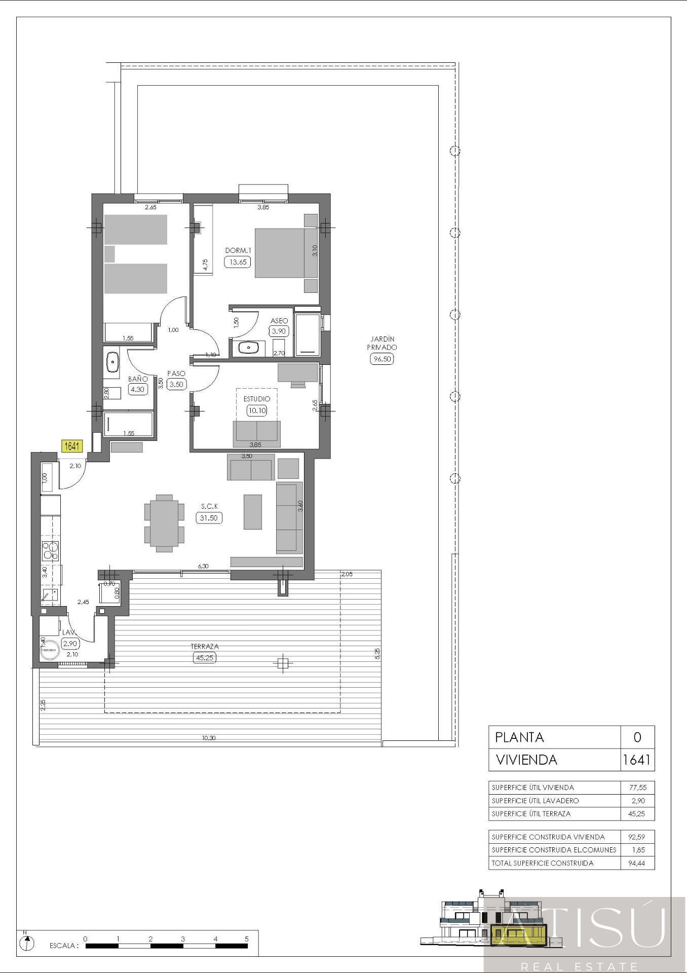Venta de bungalow en Algorfa