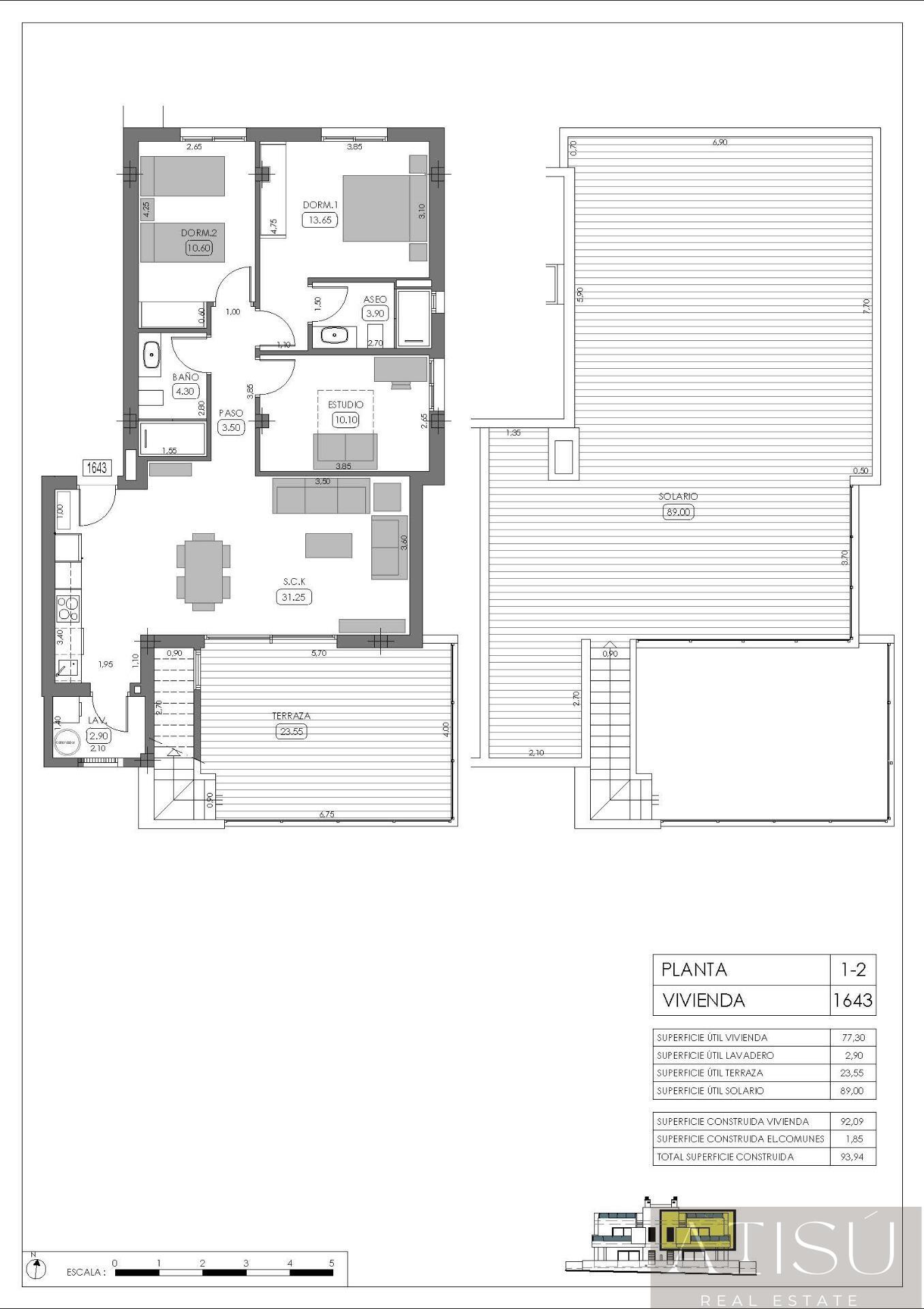 Venta de bungalow en Algorfa