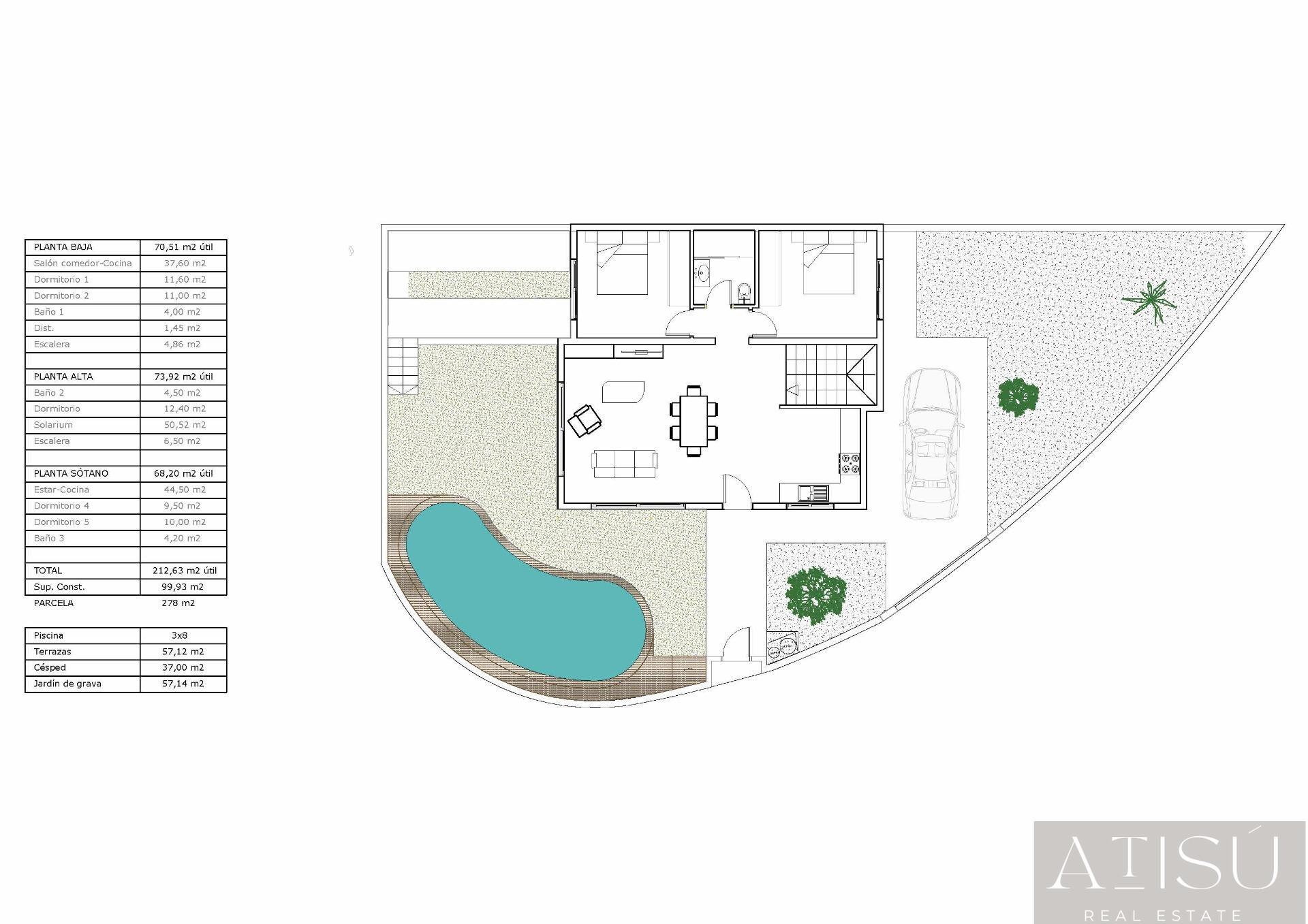 Venta de villa en Ciudad Quesada