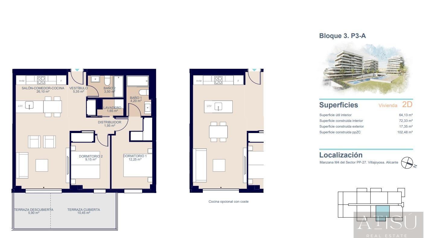 Venta de apartamento en Villajoyosa