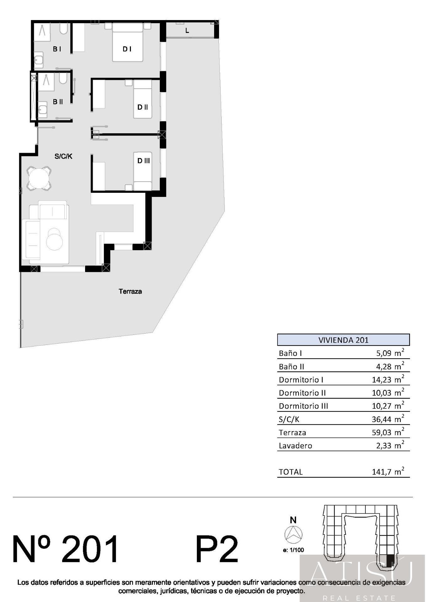 Venta de apartamento en San Miguel de Salinas