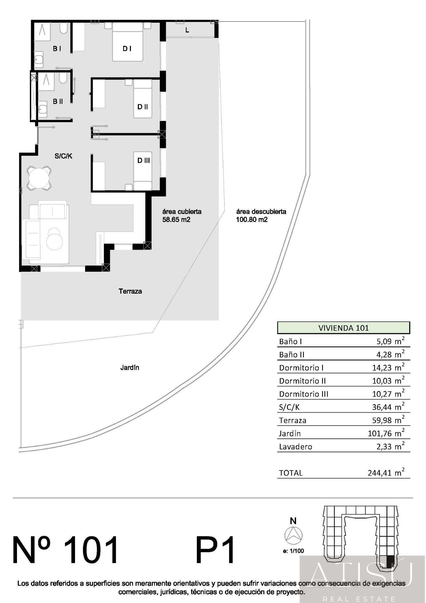 Venta de apartamento en San Miguel de Salinas