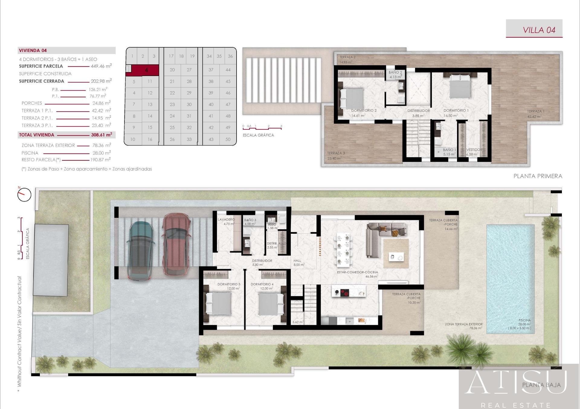Venta de villa en Ciudad Quesada