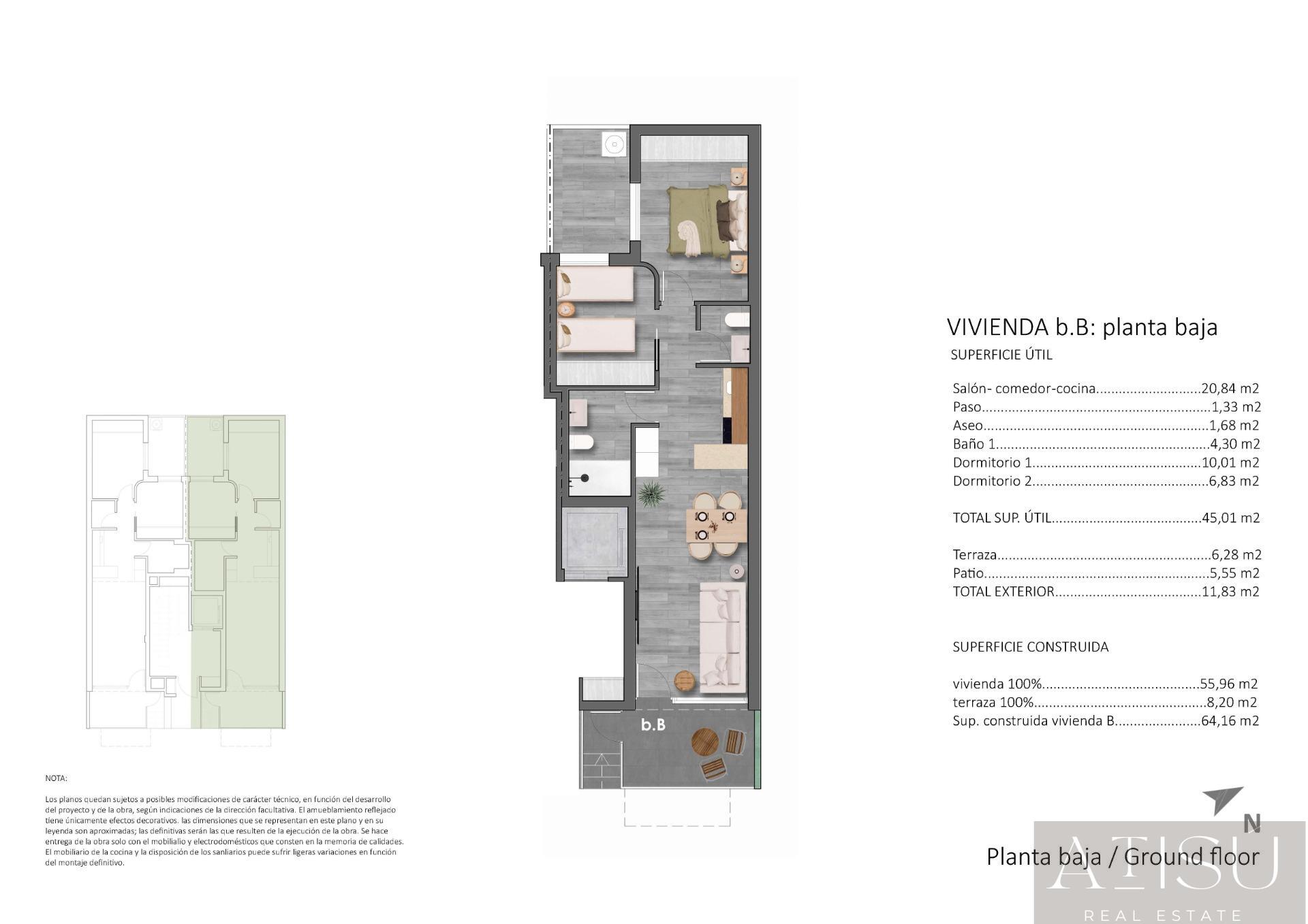 Venta de apartamento en Pilar de La Horadada