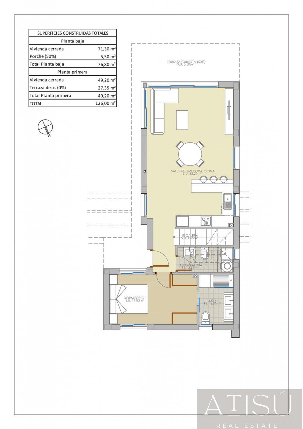 Venta de villa en Pilar de la horadada