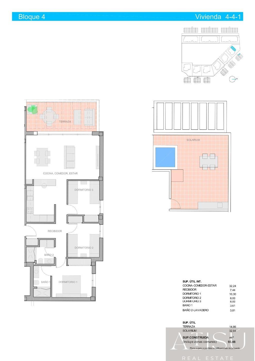 For sale of penthouse in Guardamar del segura