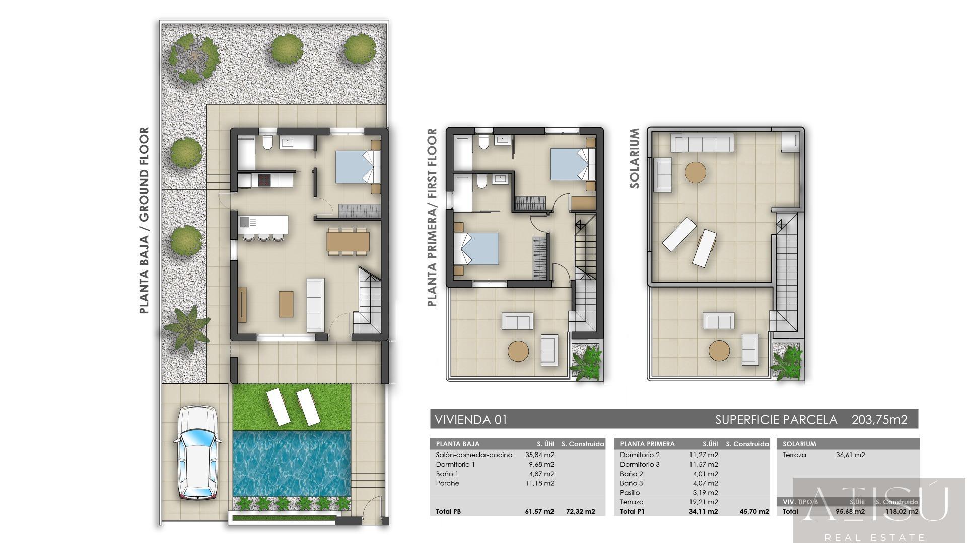 Venta de villa en Pilar de la horadada