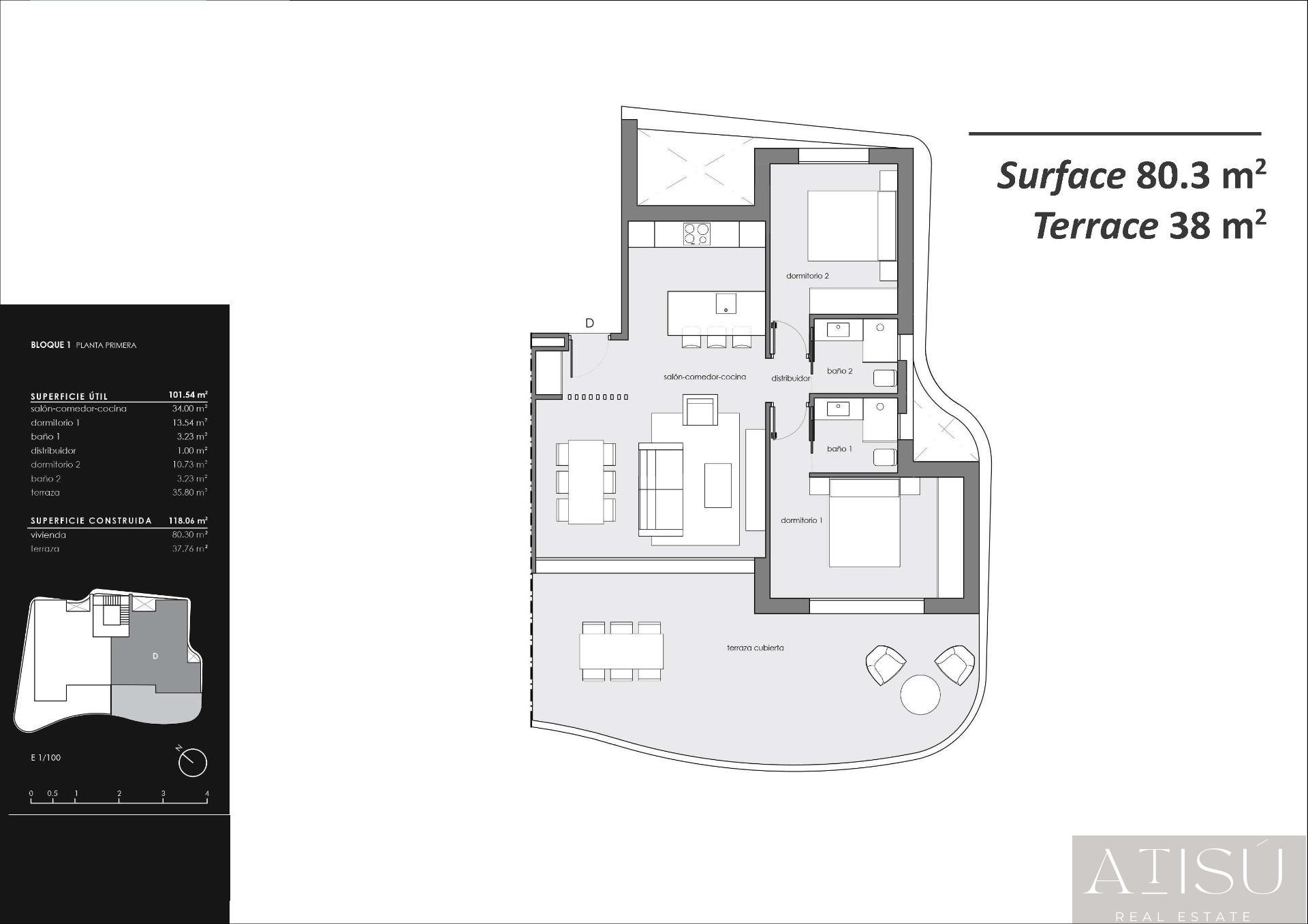For sale of apartment in Guardamar del segura