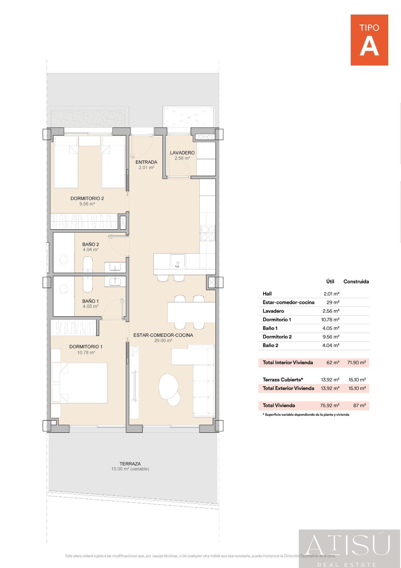 Venta de apartamento en La nucia