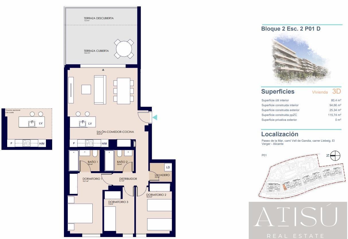 Venta de apartamento en Denia