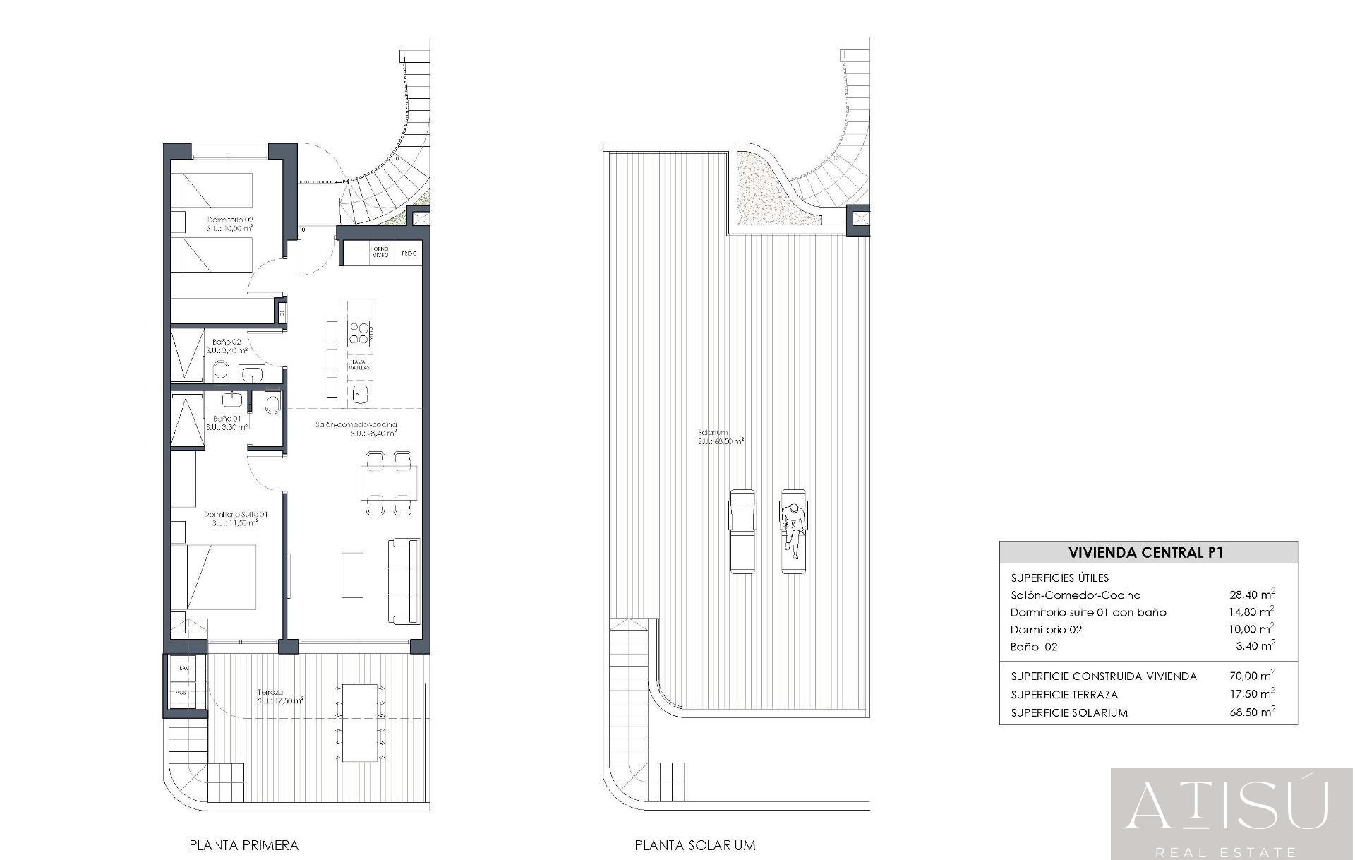 Vente de bungalow dans San miguel de salinas