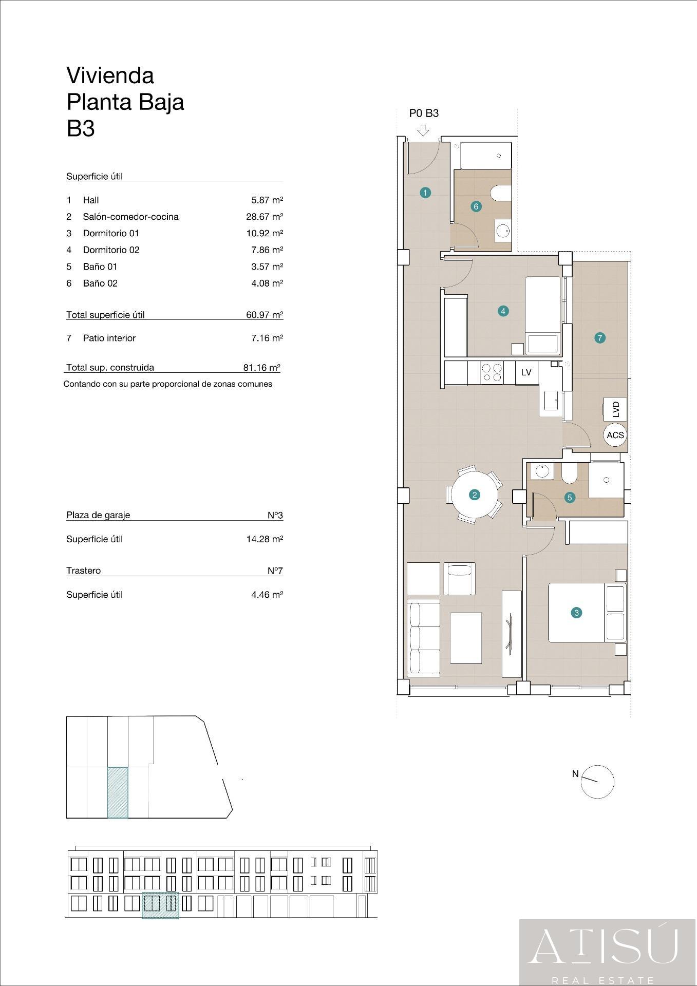 Venta de apartamento en Jacarilla